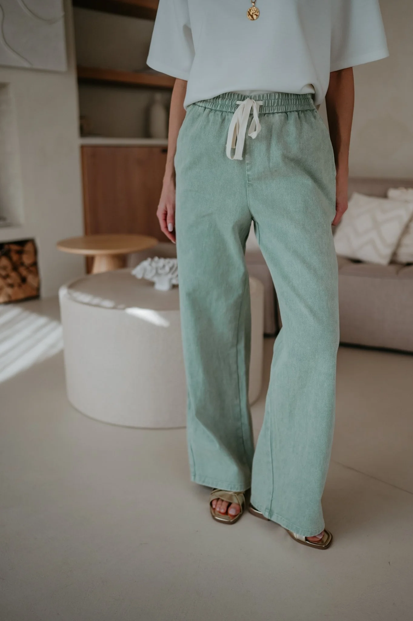Curosi trousers I Mint - Image 6
