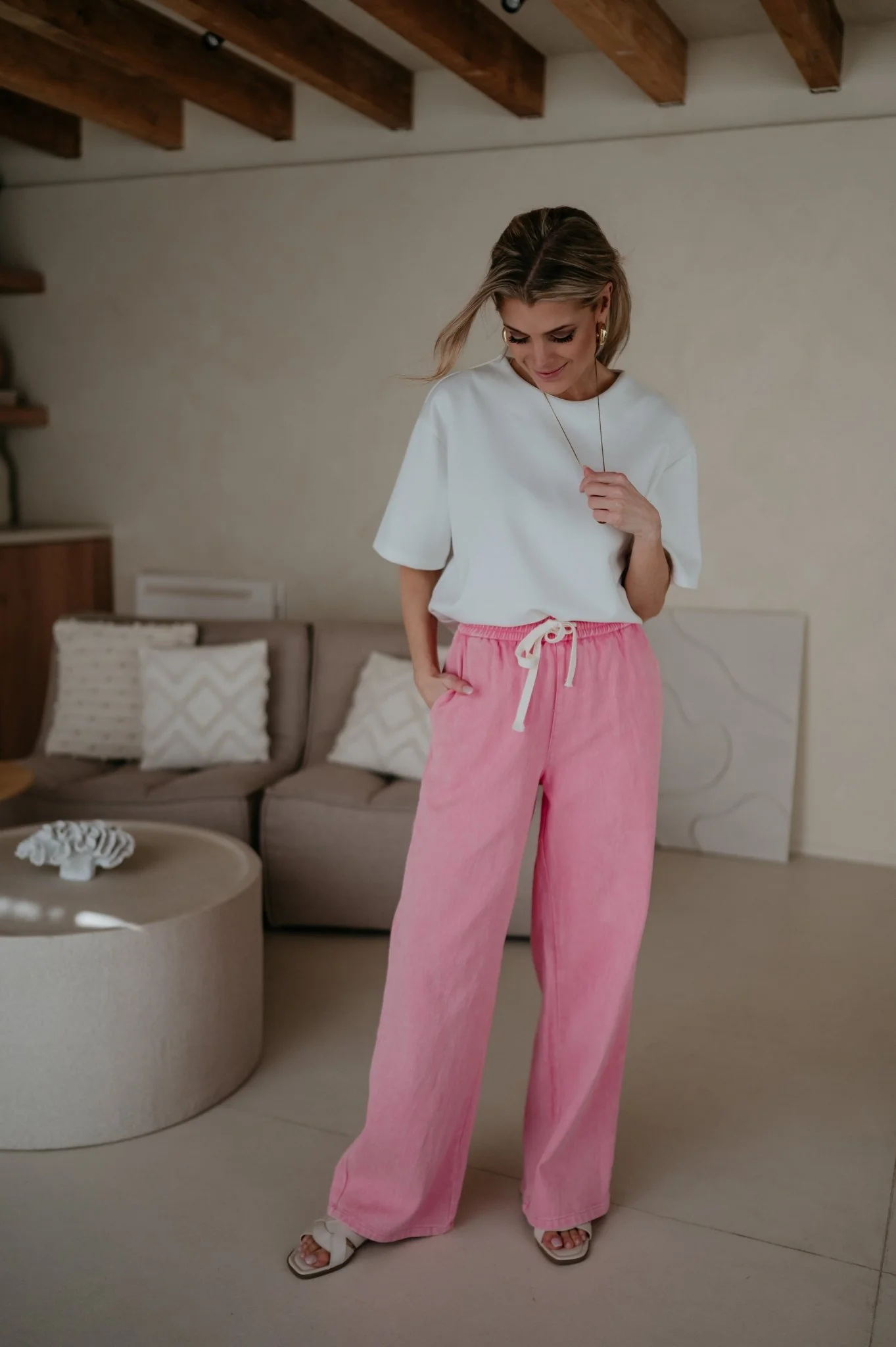 Curosi trousers I Rose - Image 11