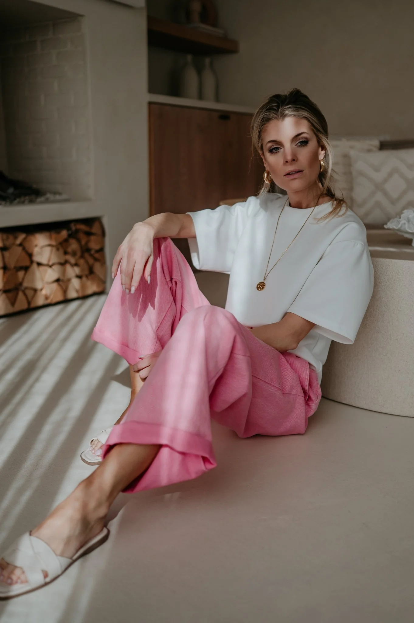 Curosi trousers I Rose - Image 12