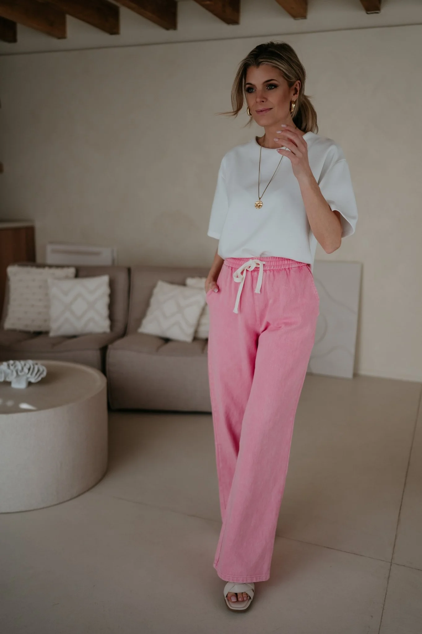Curosi trousers I Rose - Image 13