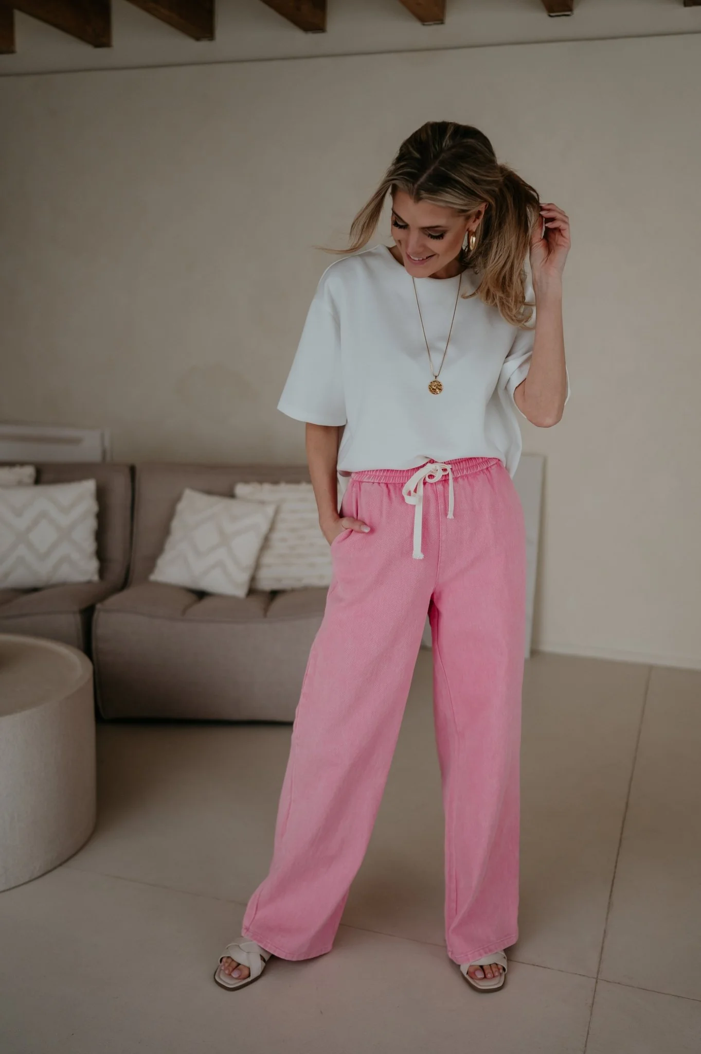Curosi trousers I Rose - Image 15