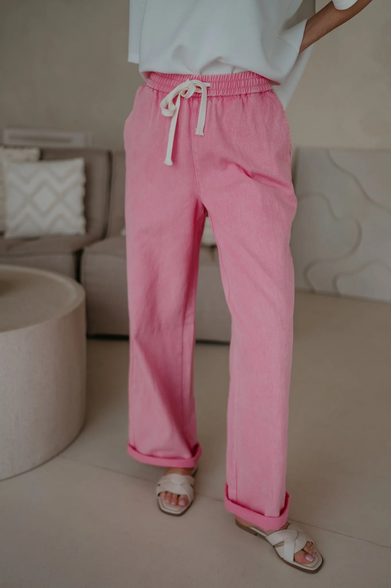 Curosi trousers I Rose - Image 17