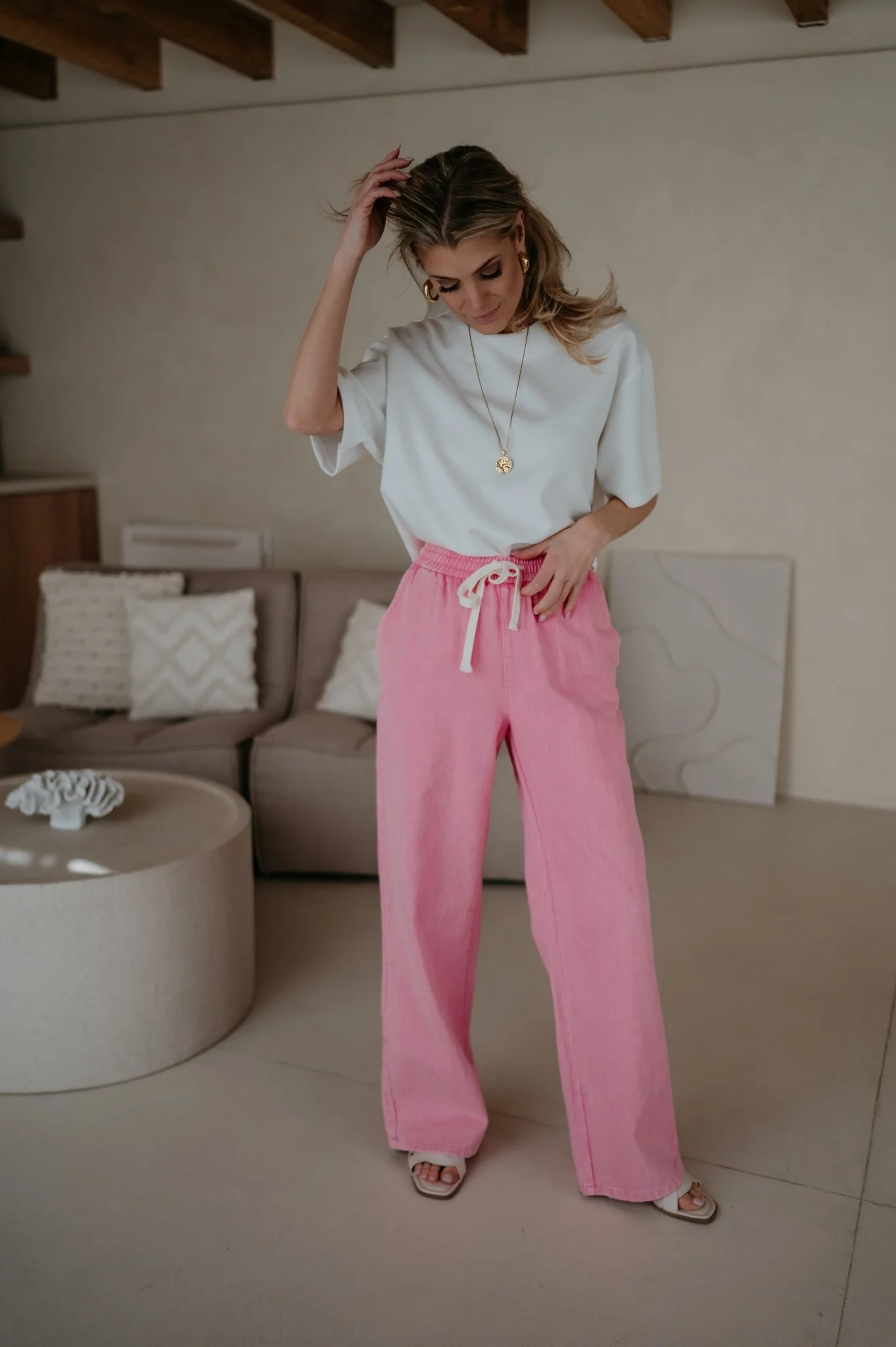 Curosi trousers I Rose - Image 19