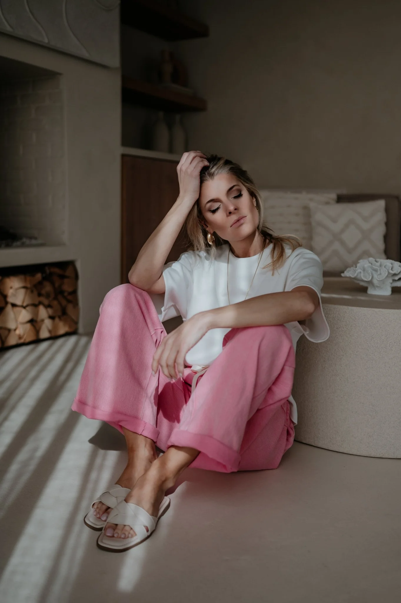 Curosi trousers I Rose - Image 3