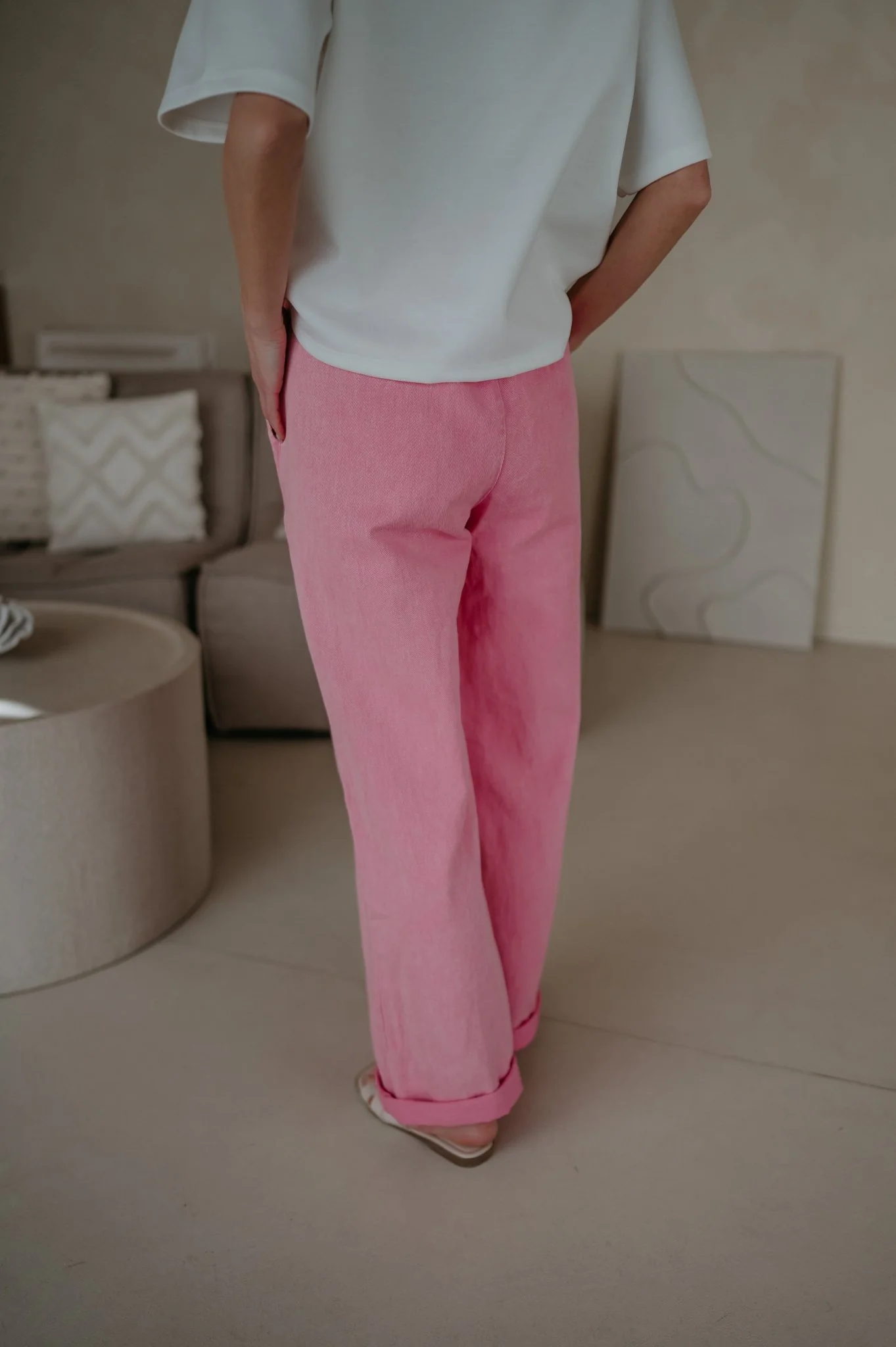 Curosi trousers I Rose - Image 4