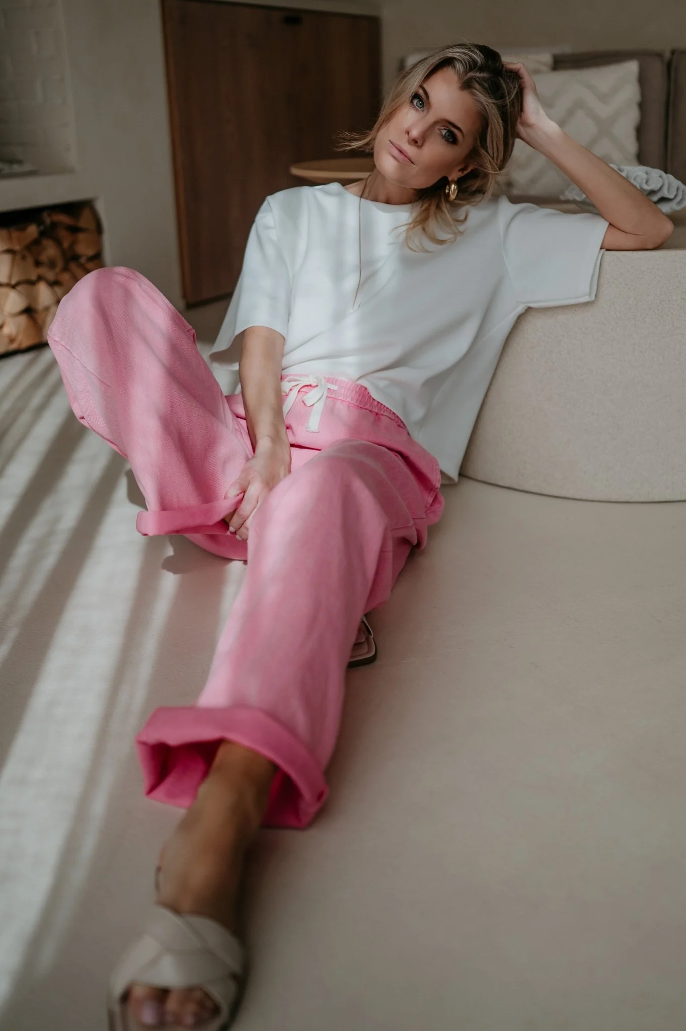 Curosi trousers I Rose - Image 8