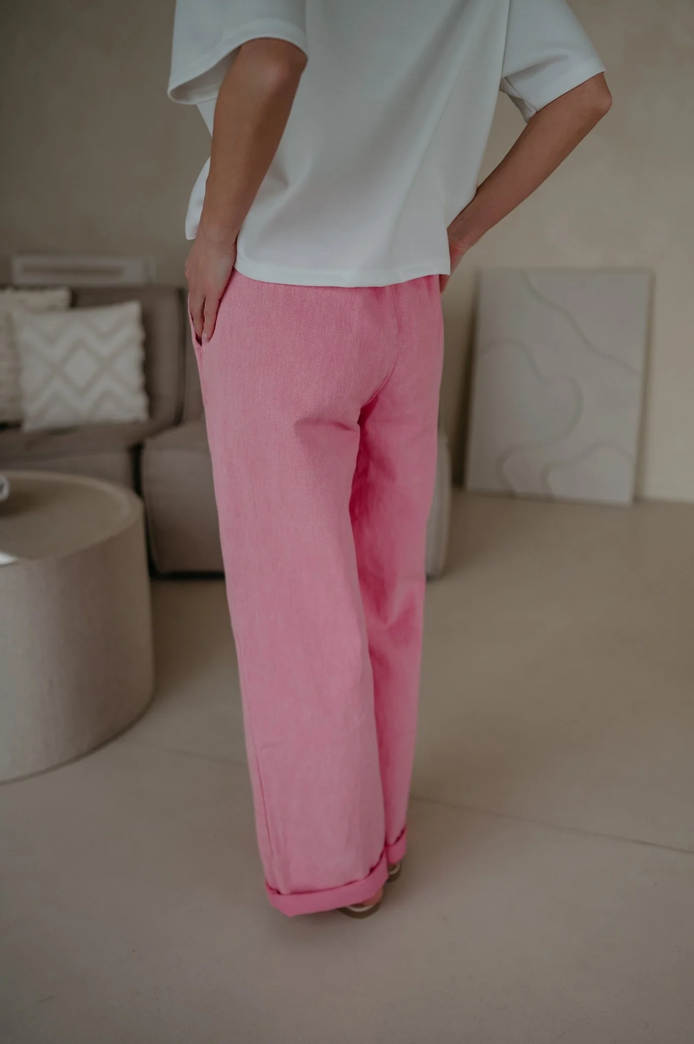 Curosi trousers I Rose - Image 9