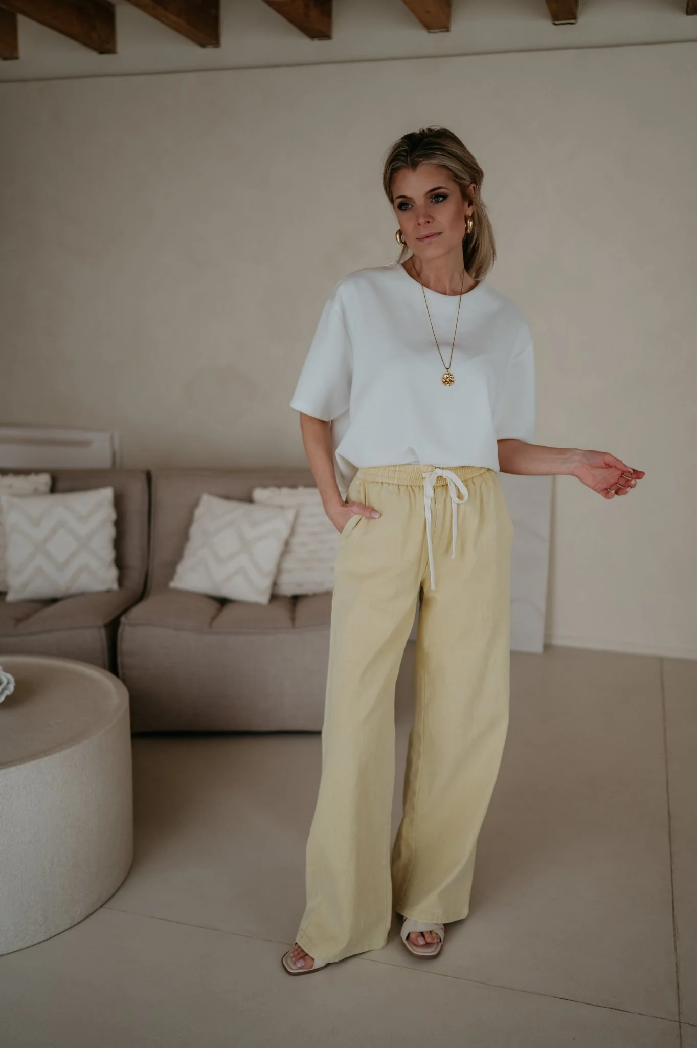 Curosi trousers I Yellow - Image 10