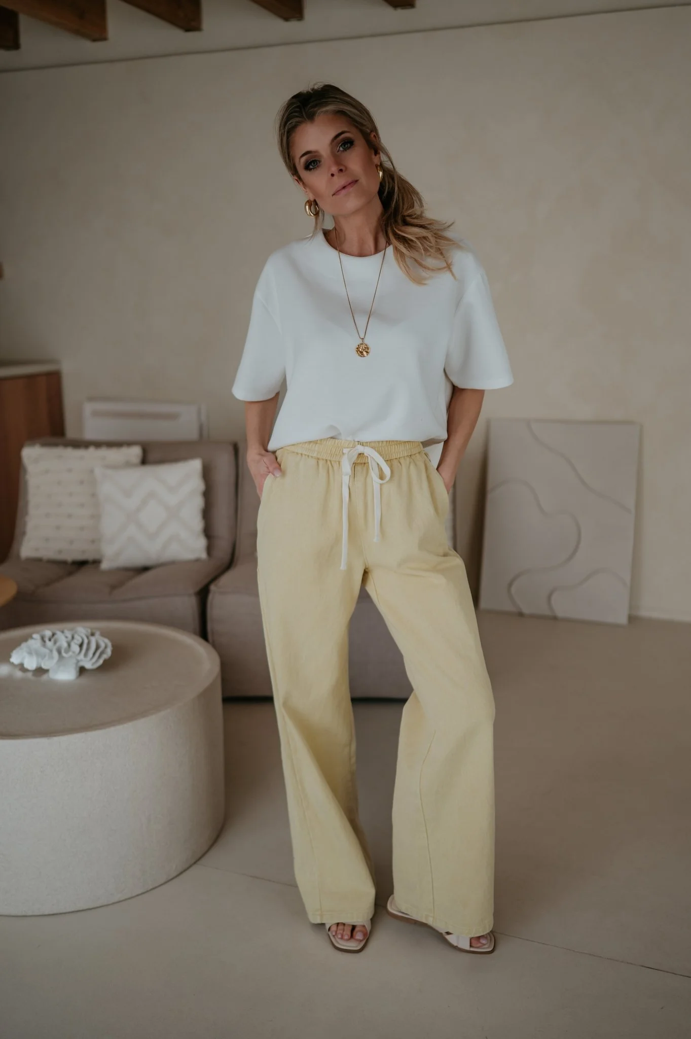 Curosi trousers I Yellow - Image 11