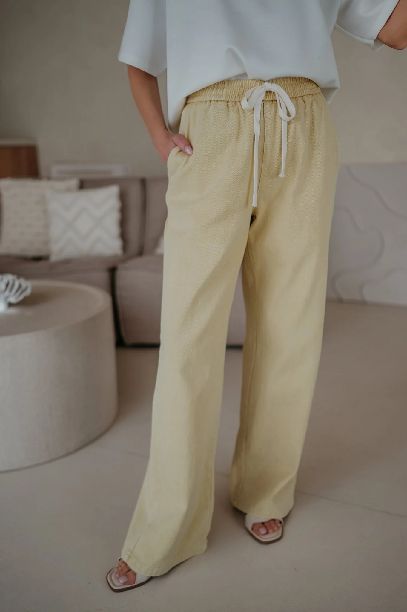 Curosi trousers I Yellow - Image 12