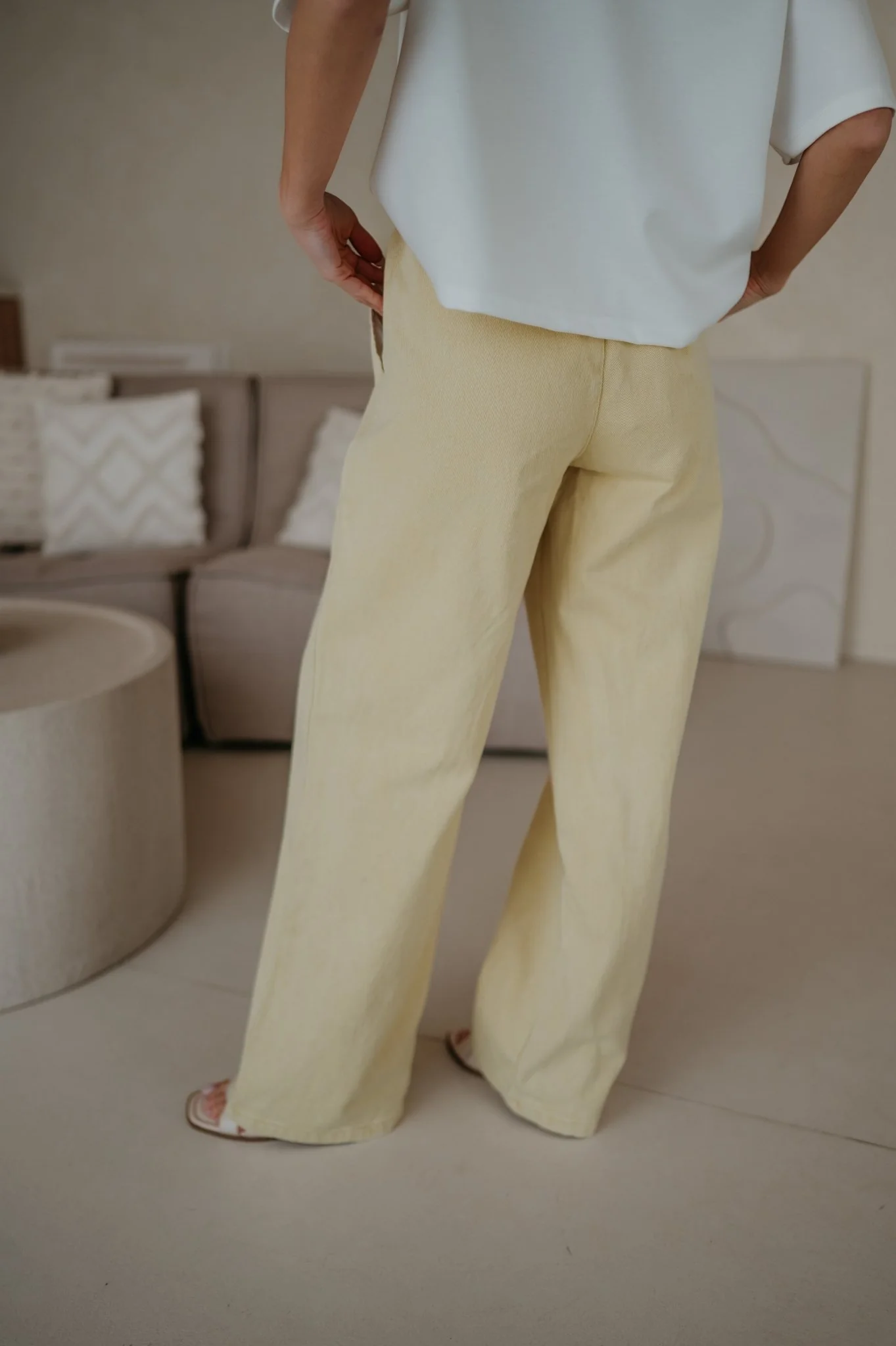 Curosi trousers I Yellow - Image 6