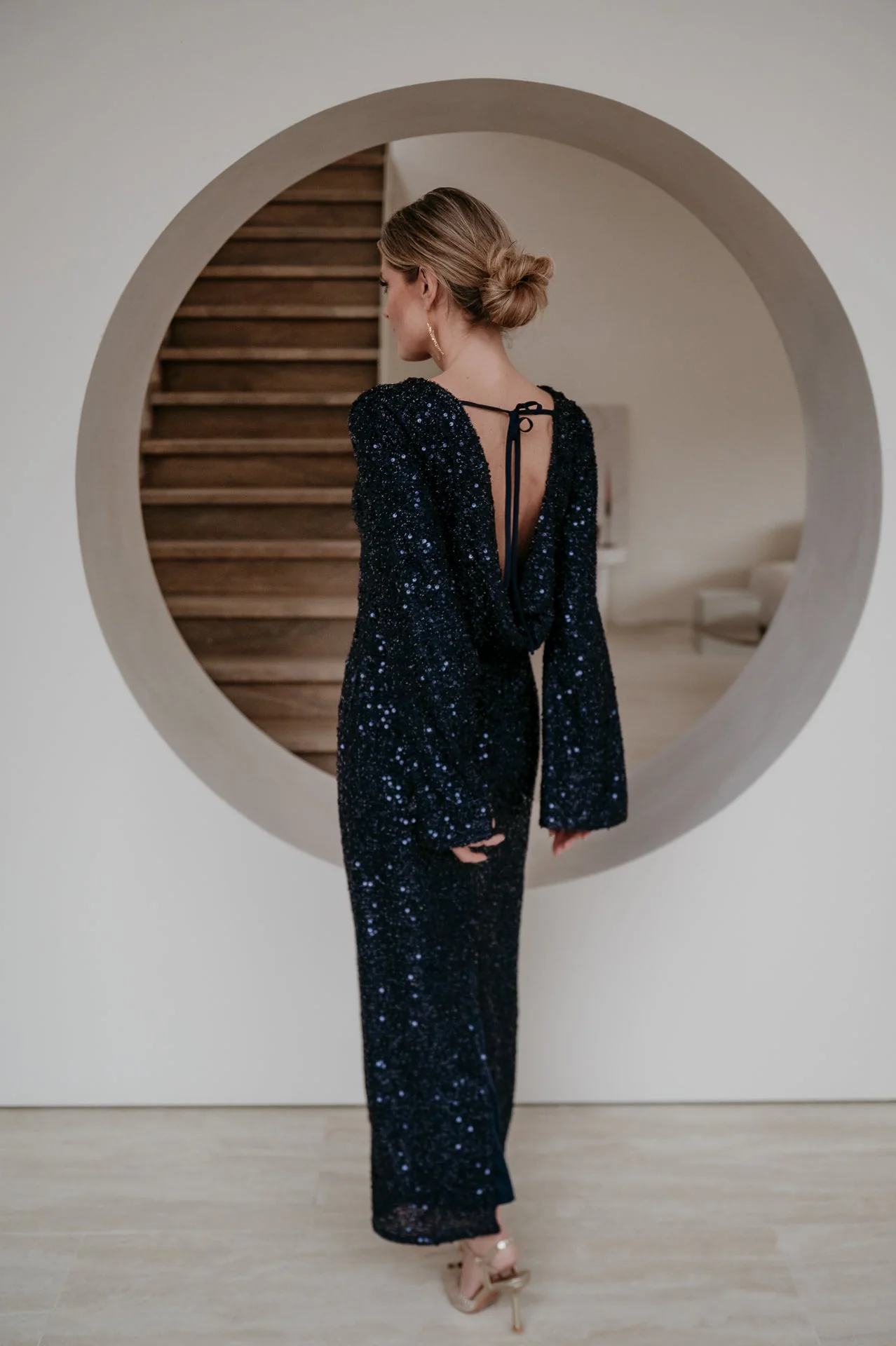 Denere dress I Navy Blue - Image 2