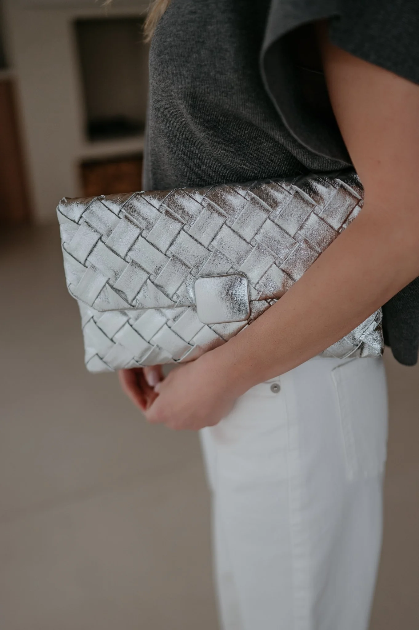 Dentoso handbag I Silver