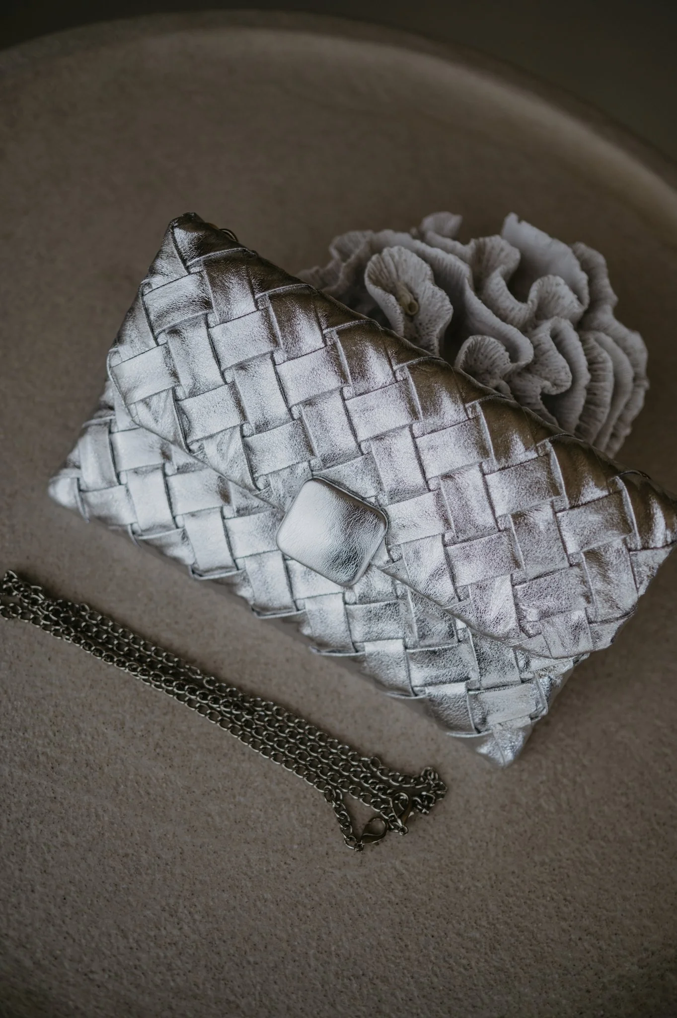 Dentoso handbag I Silver - Image 5