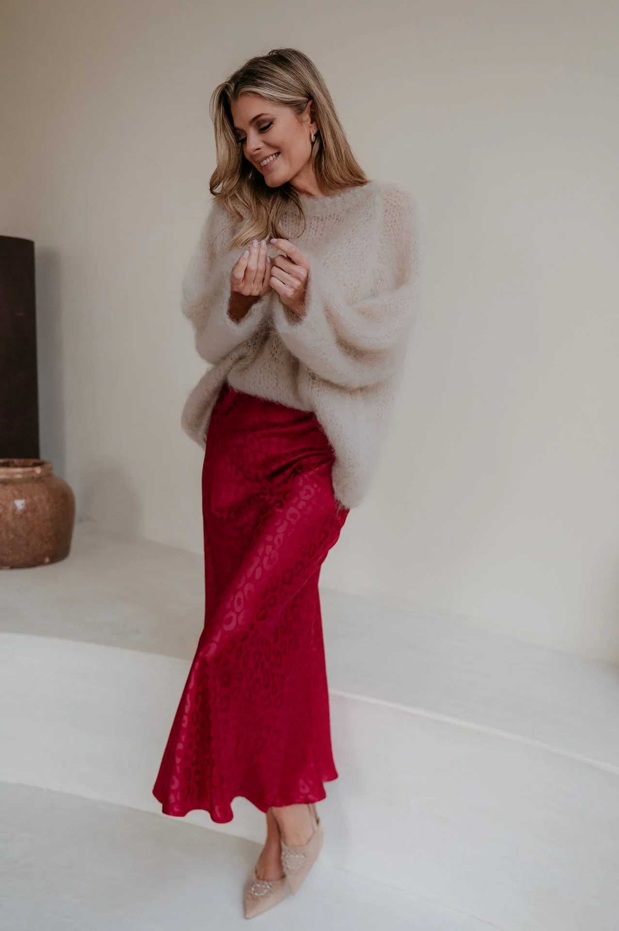 Dianure knit I Beige - Image 2