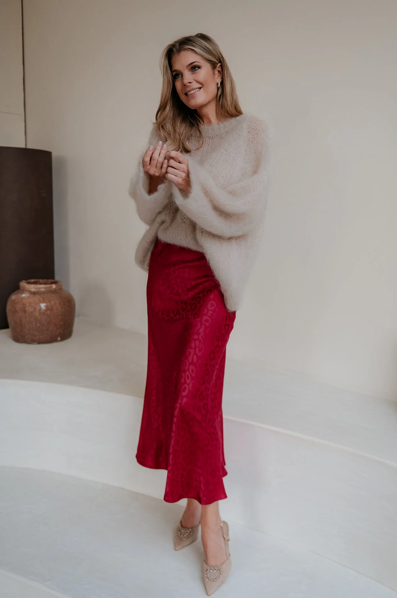 Dianure knit I Beige - Image 4