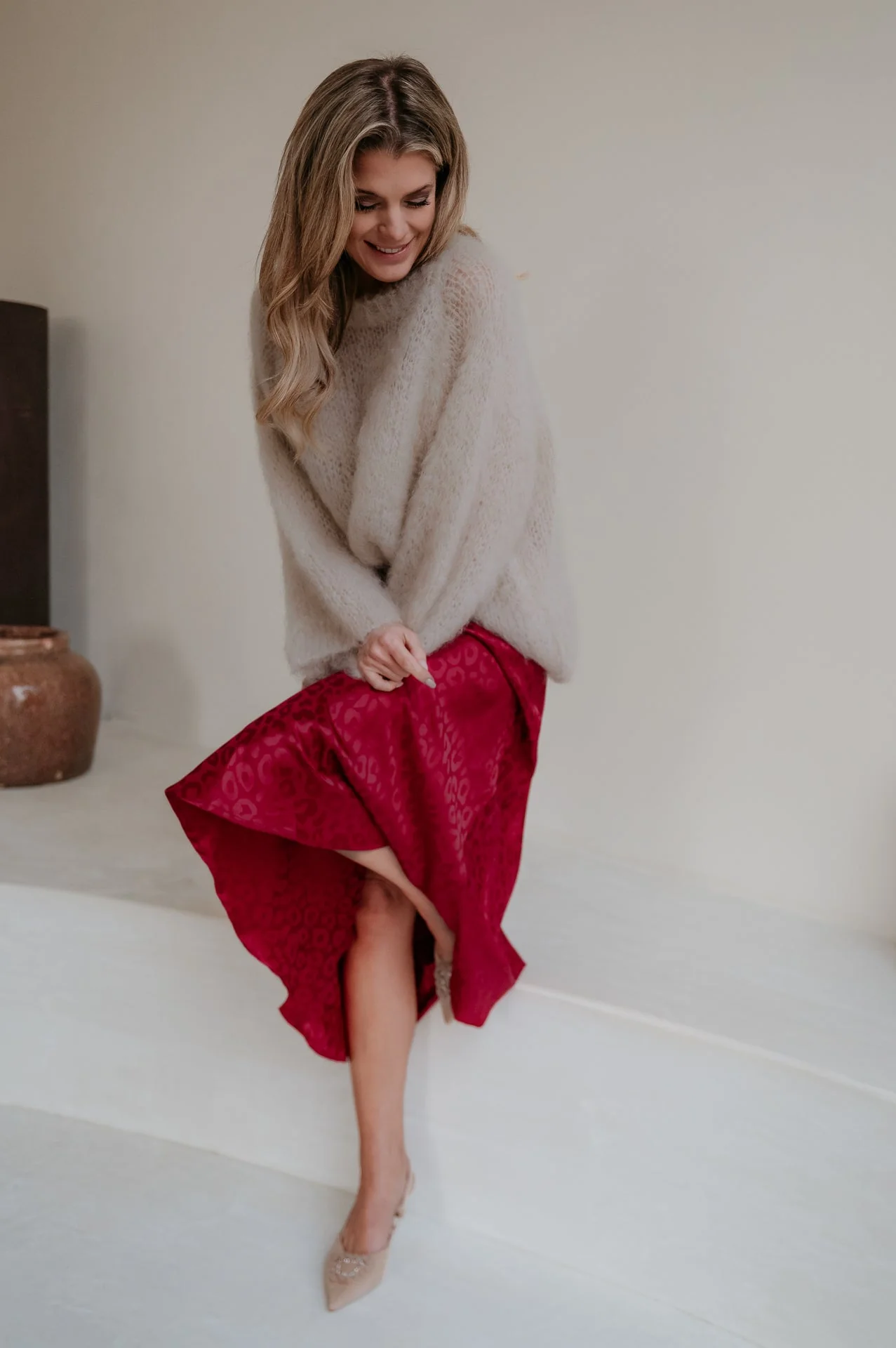 Dianure knit I Beige - Image 5