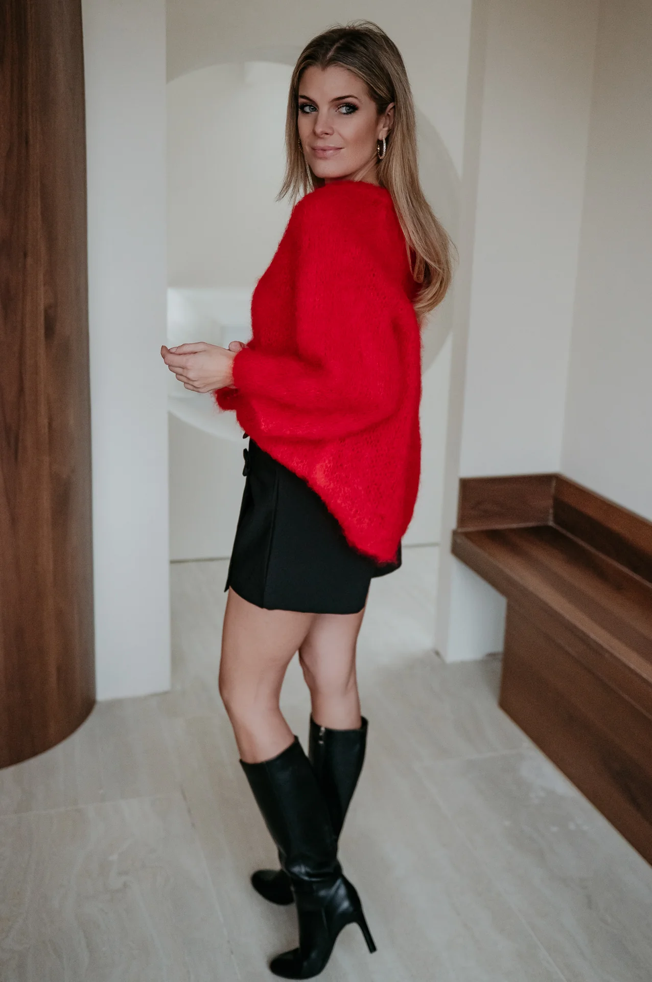 Dianure knit I Red - Image 3