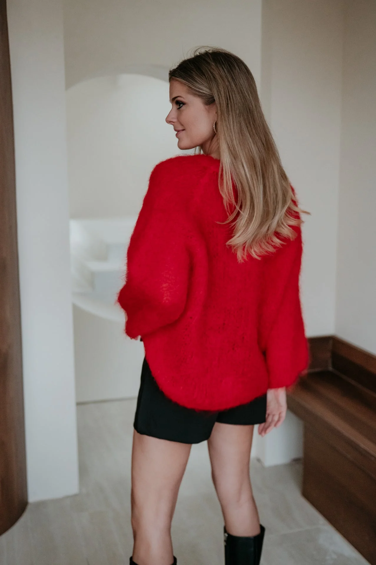 Dianure knit I Red - Image 6