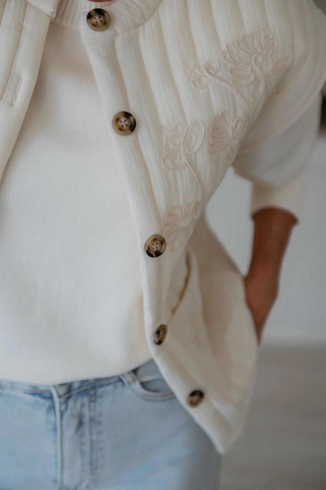 Digrado gilet I Ecru - Image 11