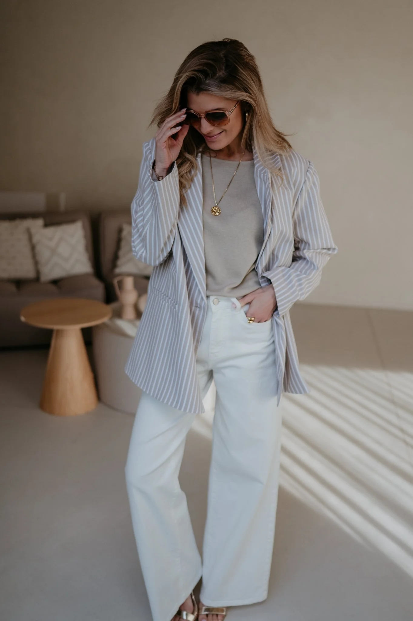 Dilena blazer I Beige