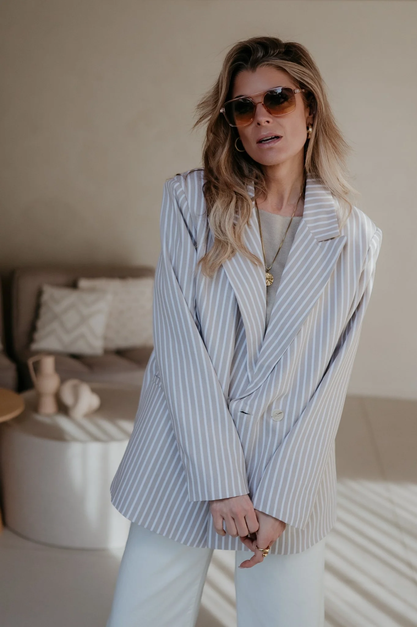 Dilena blazer I Beige - Image 2