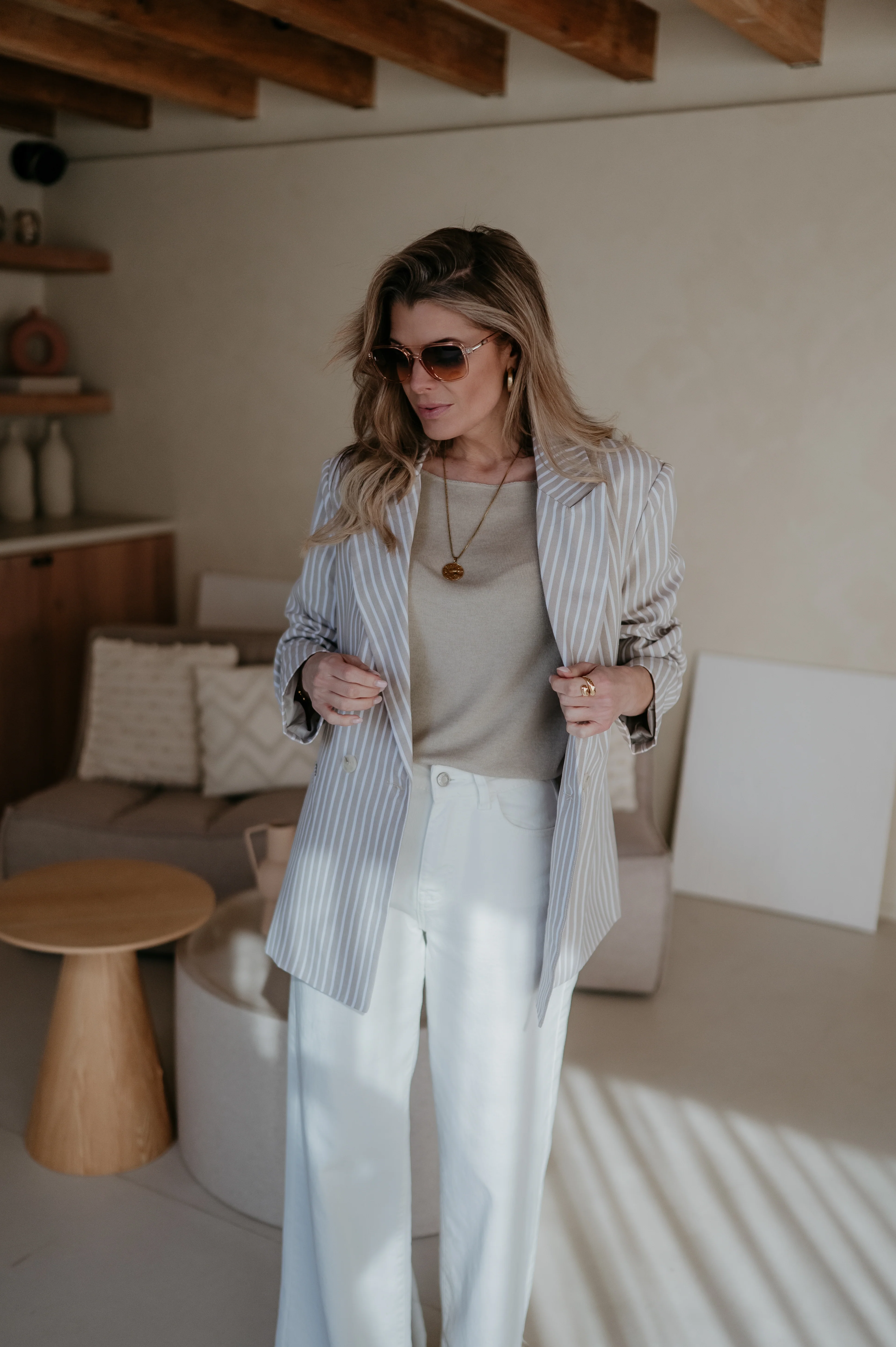 Dilena blazer I Beige - Image 5