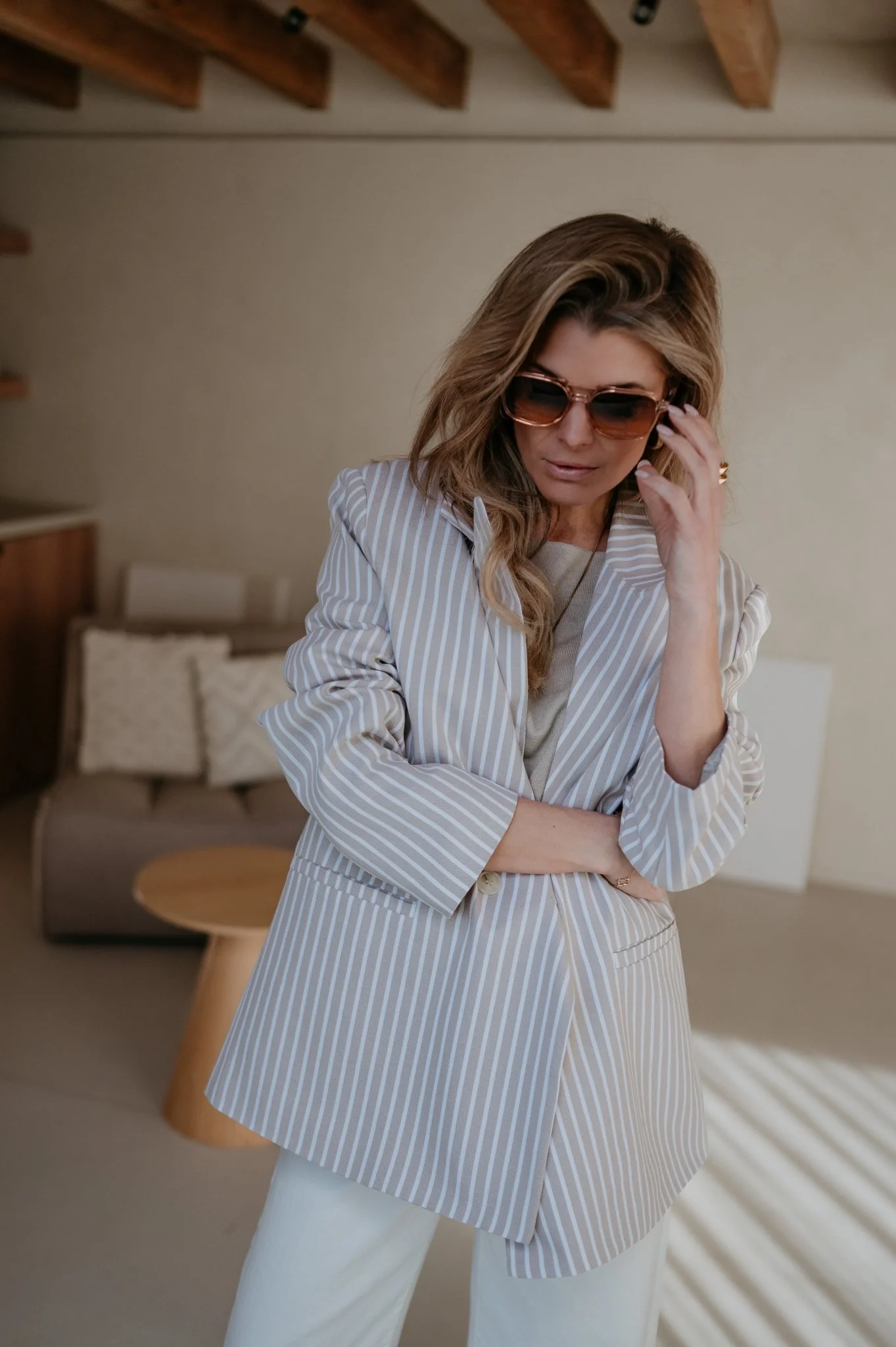Dilena blazer I Beige - Image 6