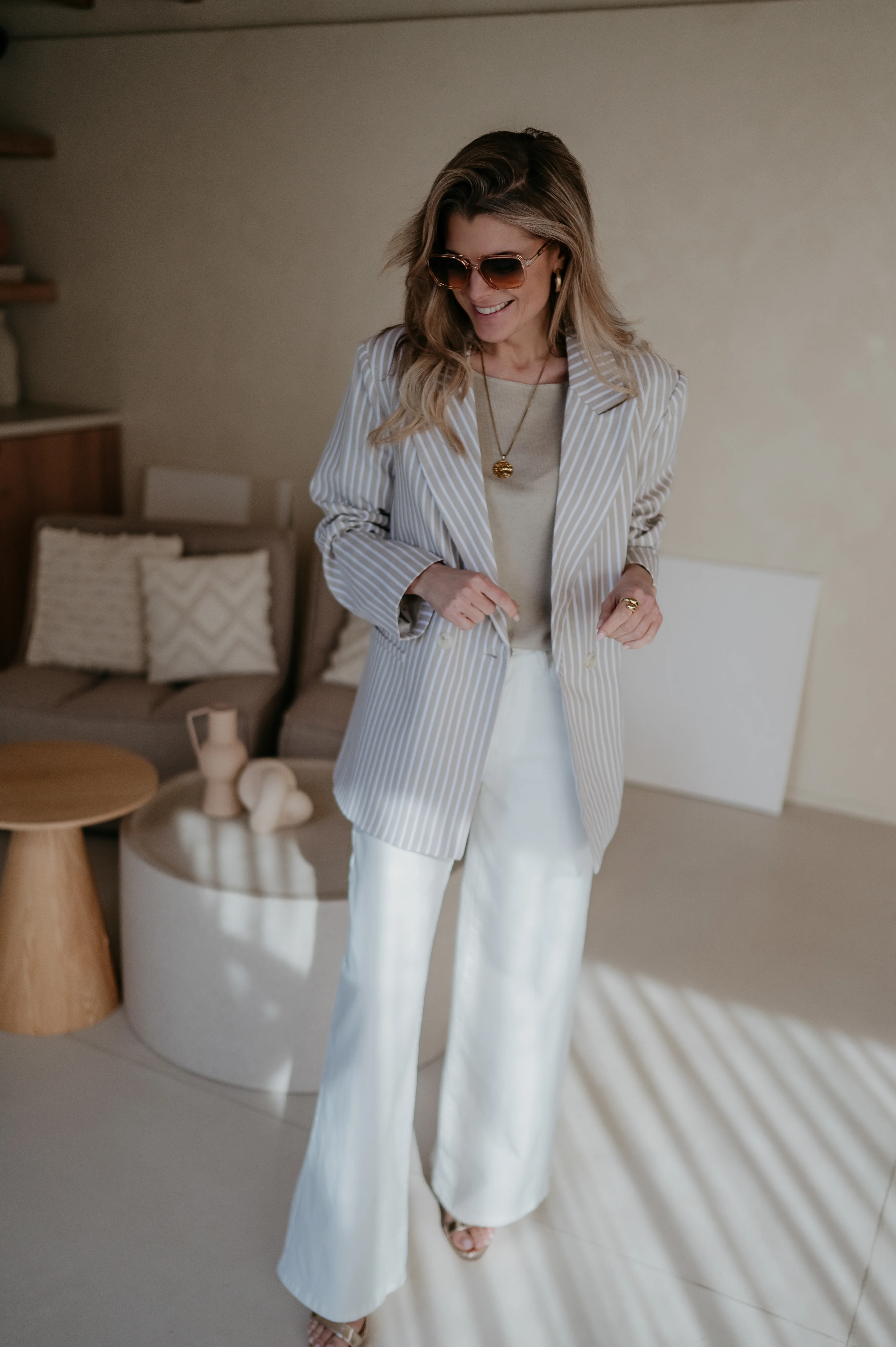 Dilena blazer I Beige - Image 7