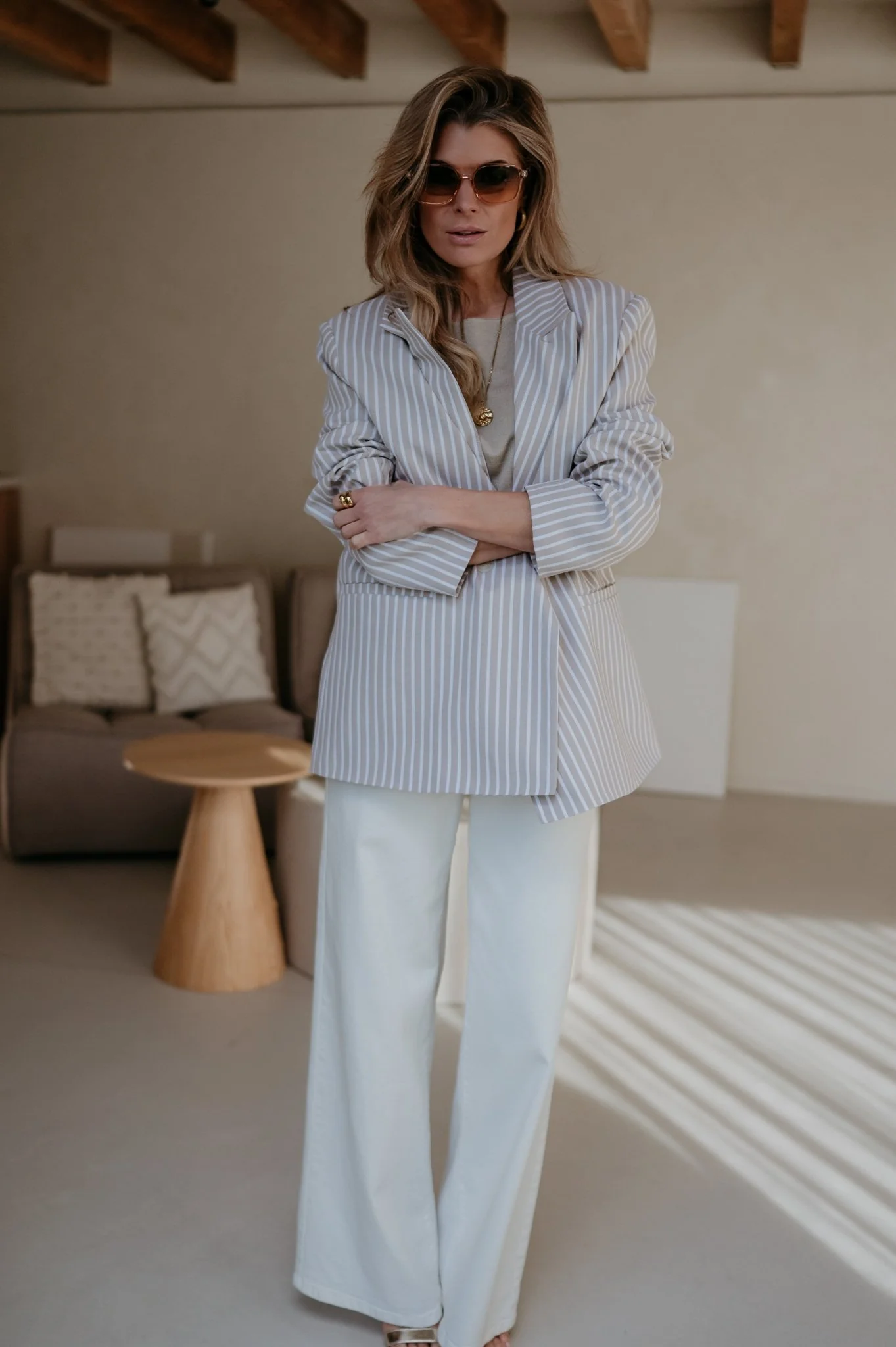 Dilena blazer I Beige - Image 8