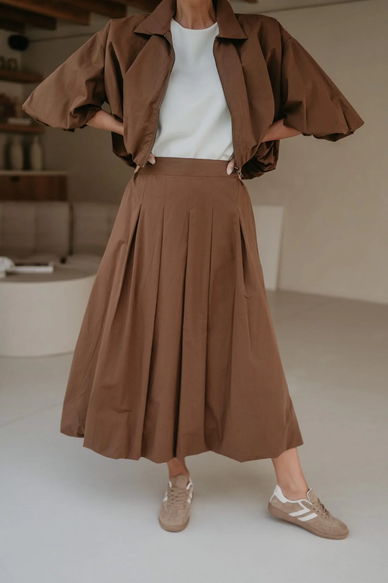 Diletto skirt I Chocolate Brown