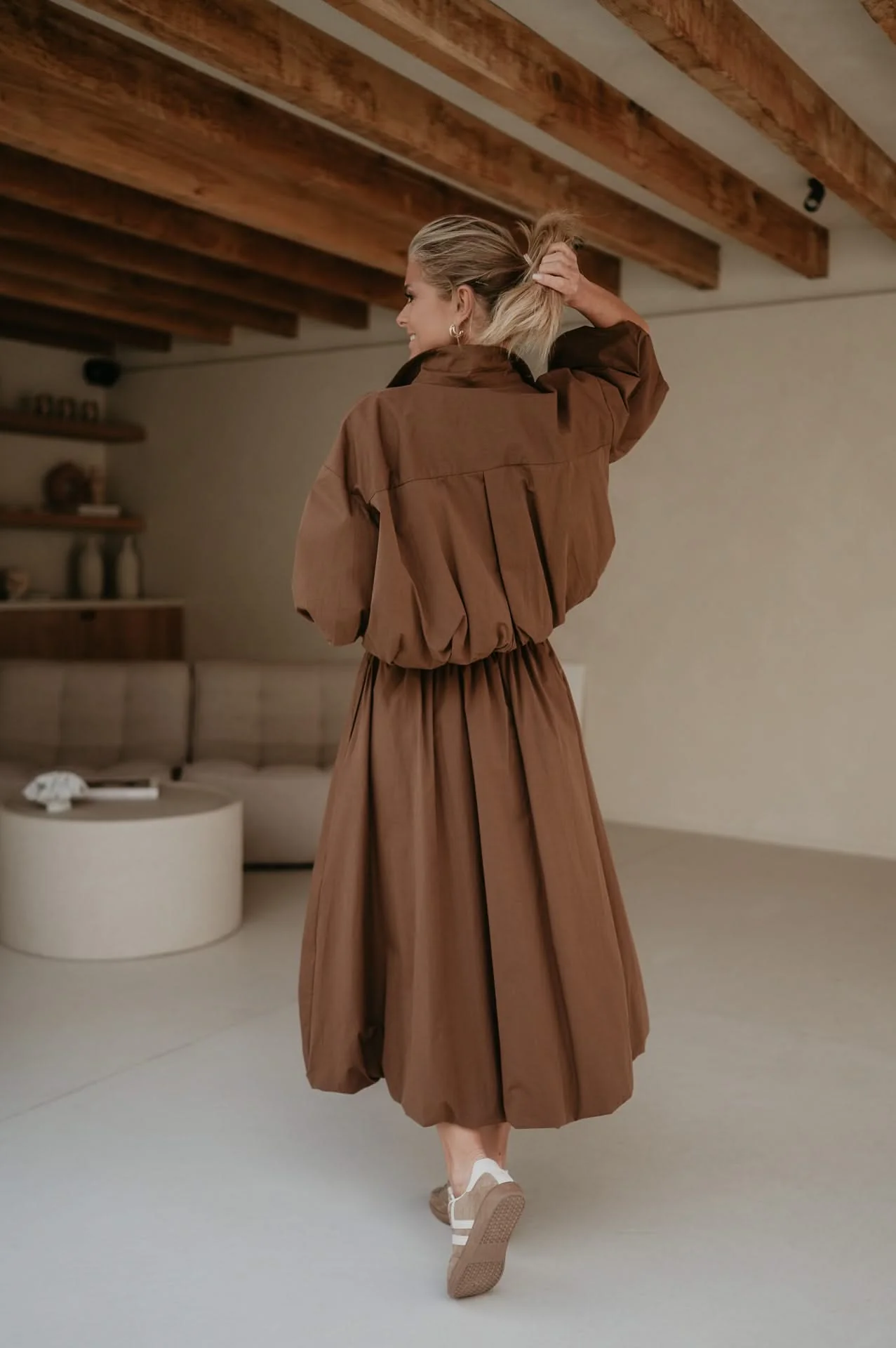 Diletto skirt I Chocolate Brown - Image 4