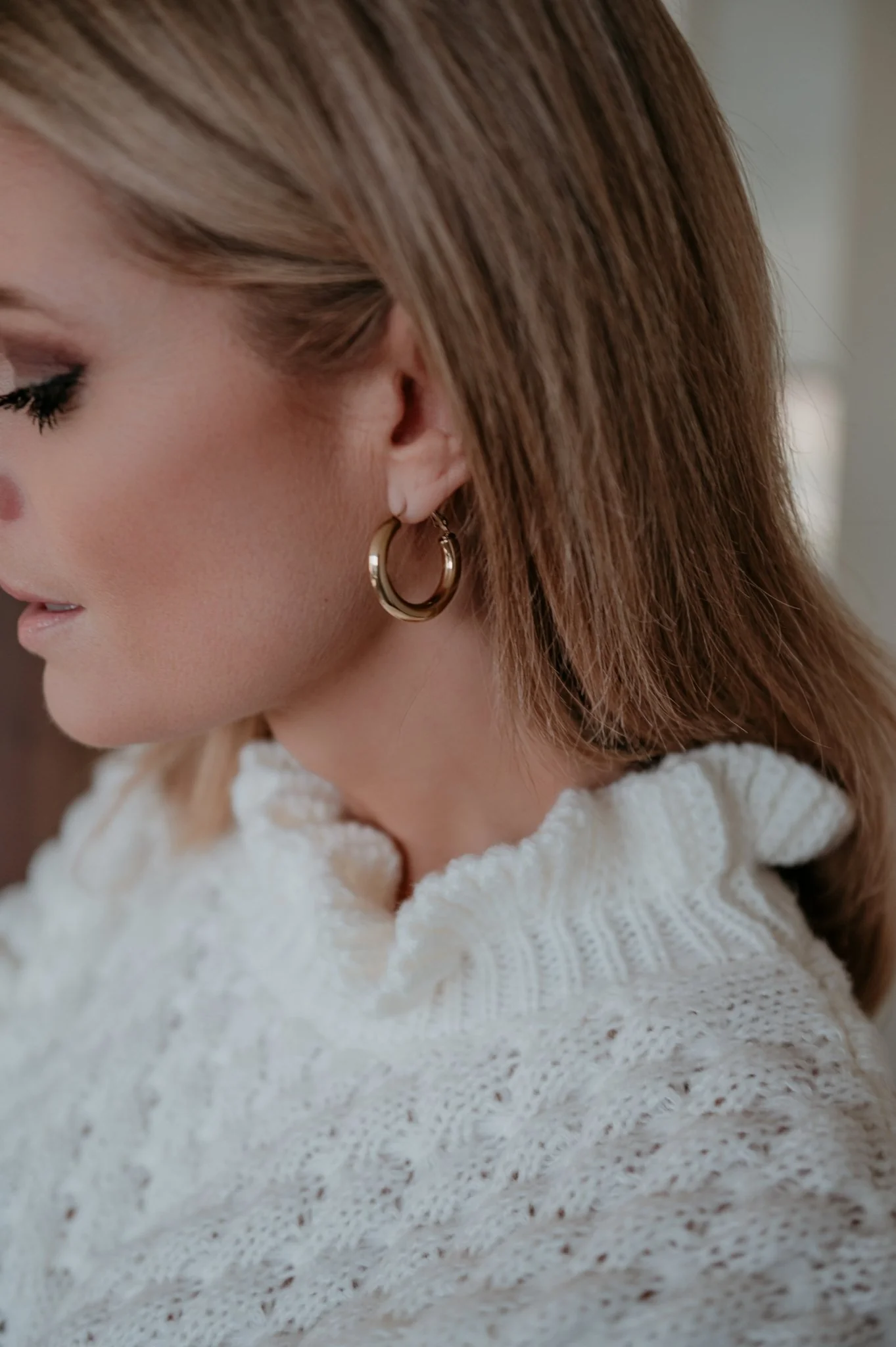 Dio earrings I Gold
