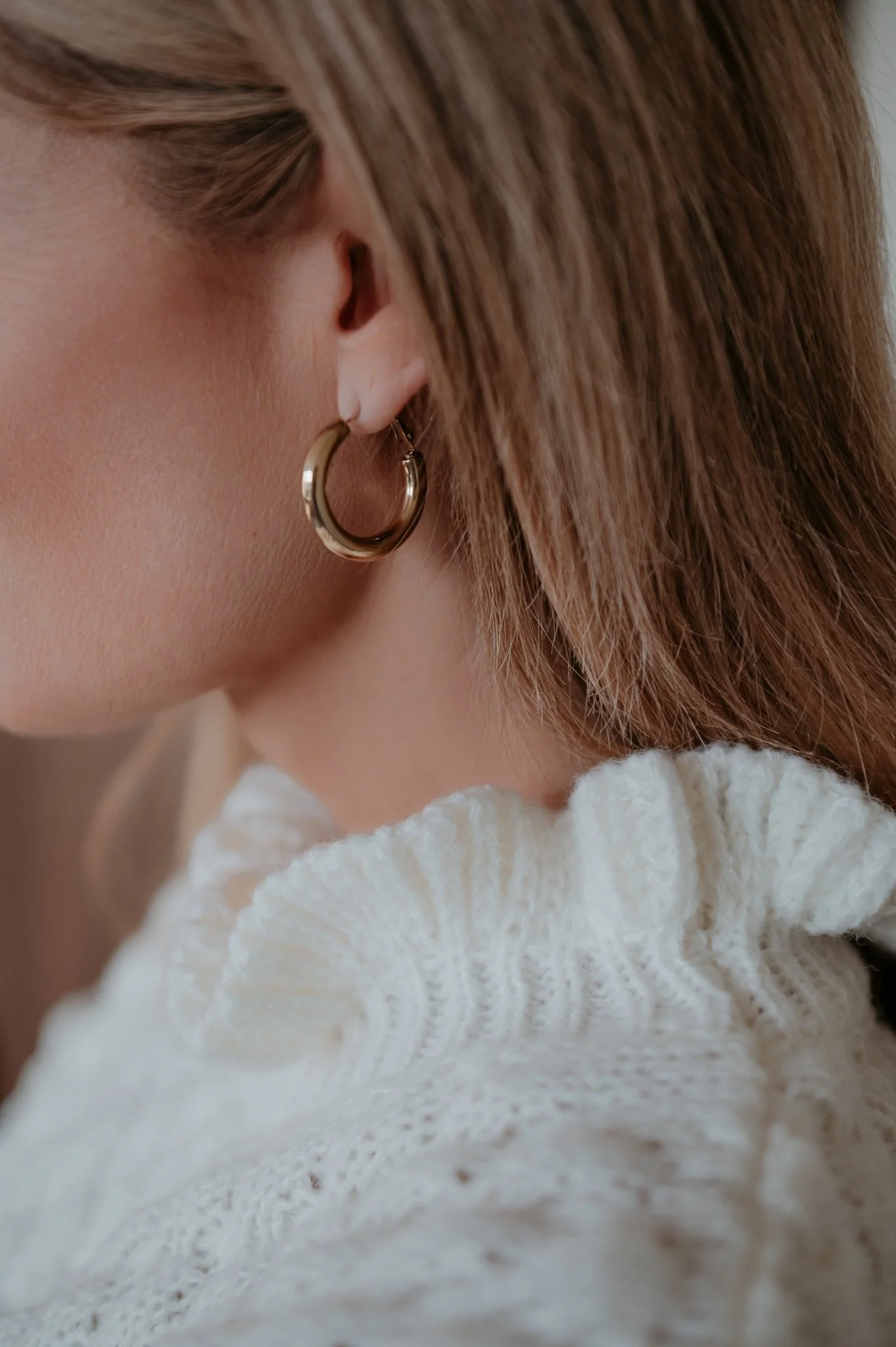 Dio earrings I Gold - Image 3
