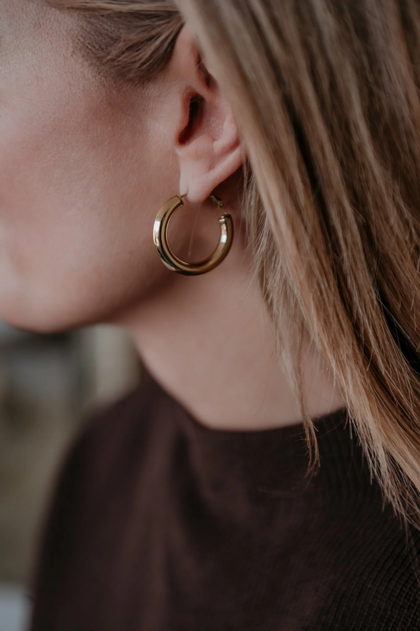 Dio earrings I Gold - Image 4