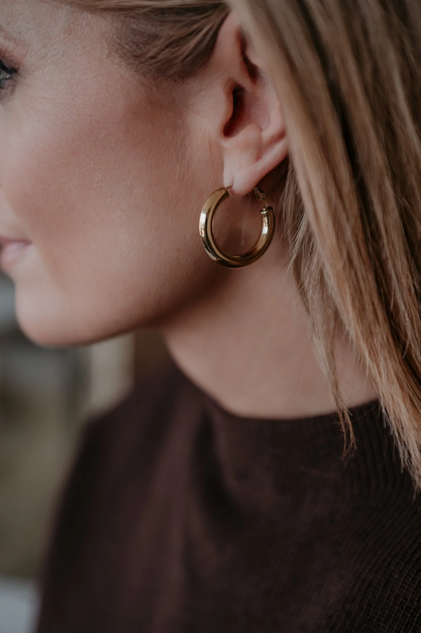 Dio earrings I Gold - Image 5