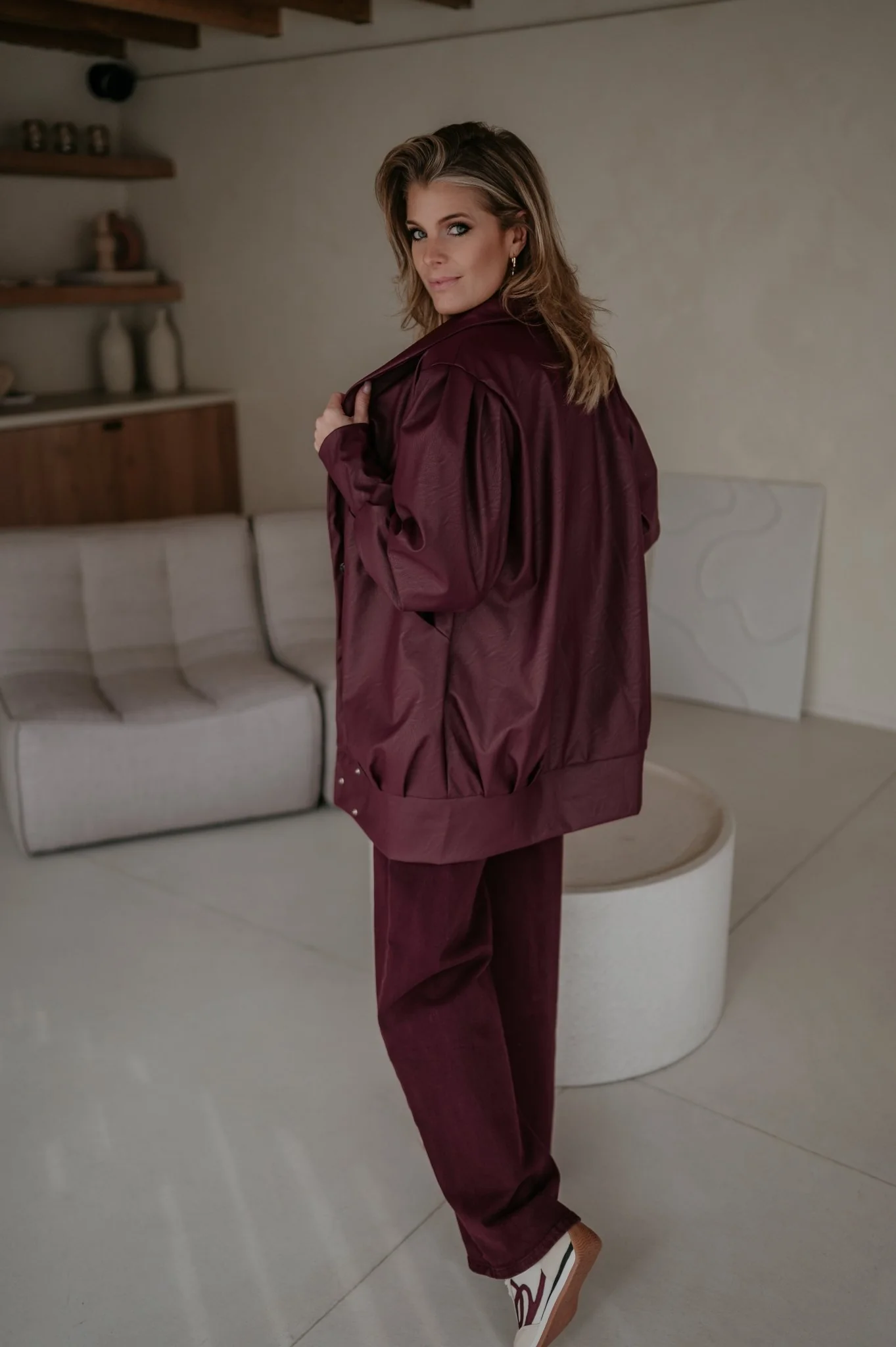 Disgelo jacket I Burgundy - Image 10