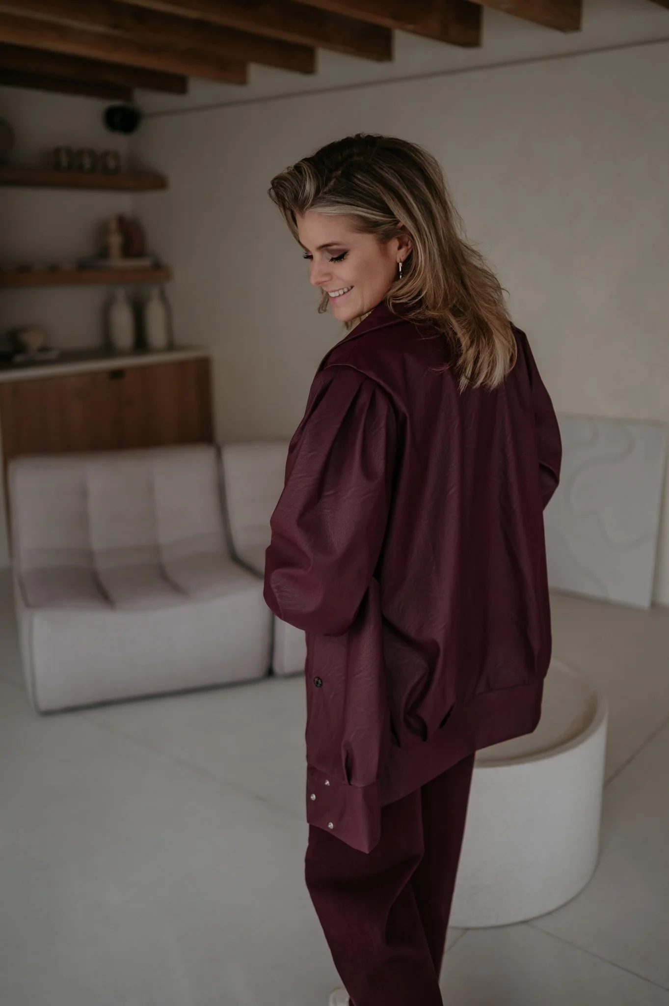 Disgelo jacket I Burgundy - Image 4