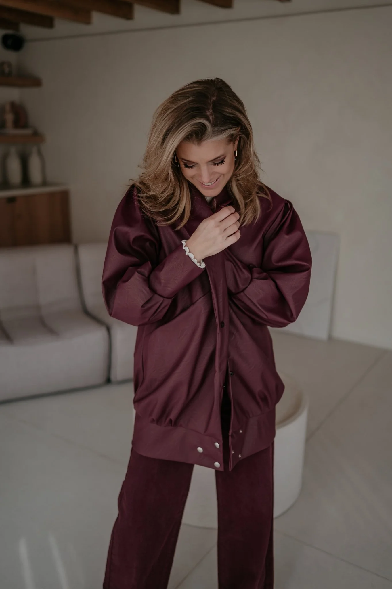 Disgelo jacket I Burgundy - Image 7