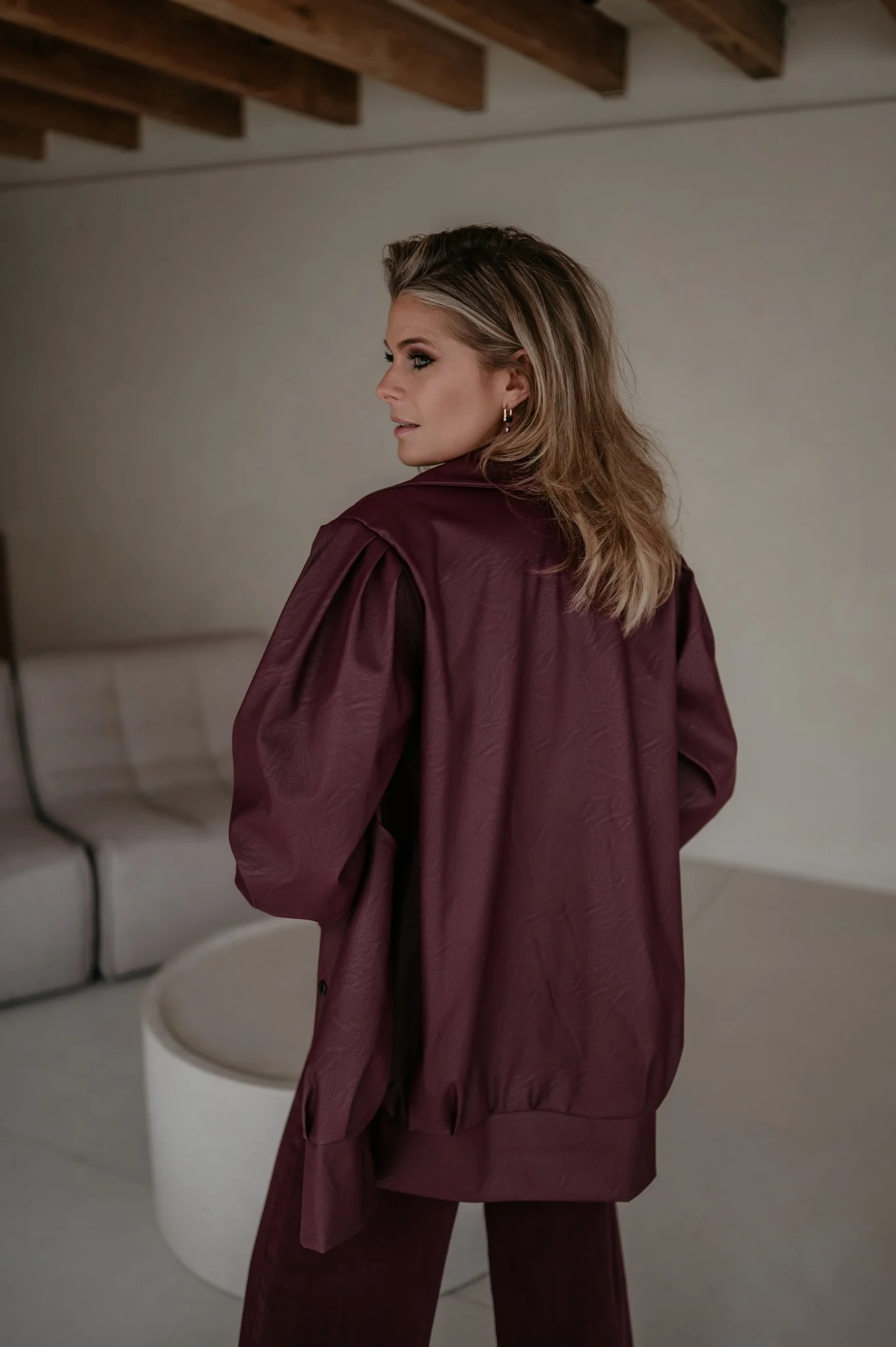 Disgelo jacket I Burgundy - Image 8