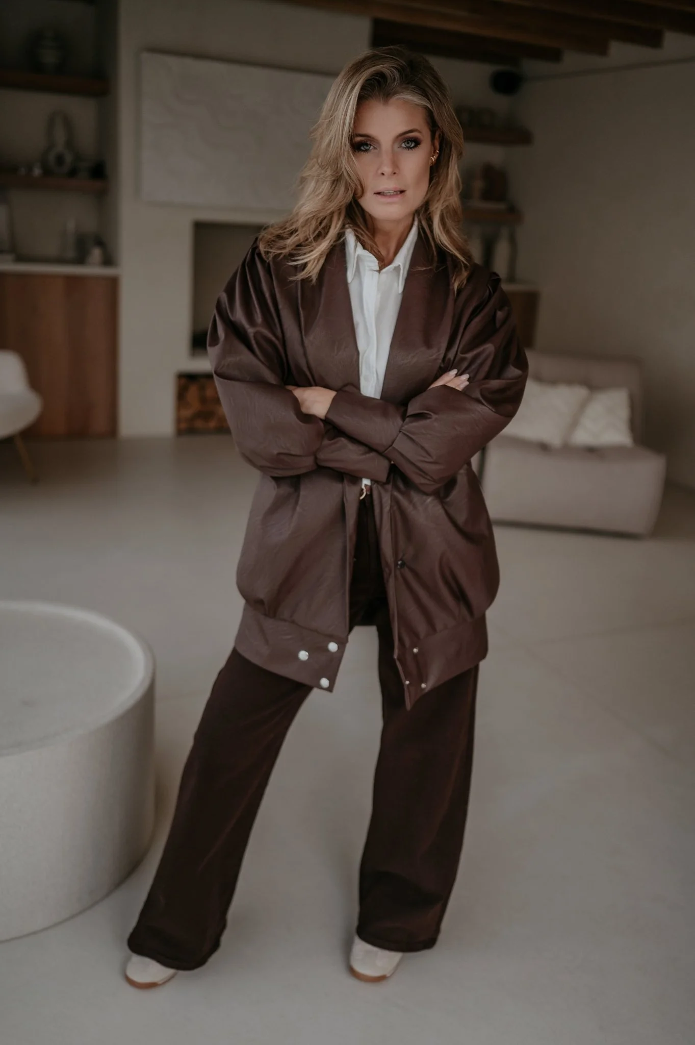 Disgelo jacket I Chocolate Brown - Image 13
