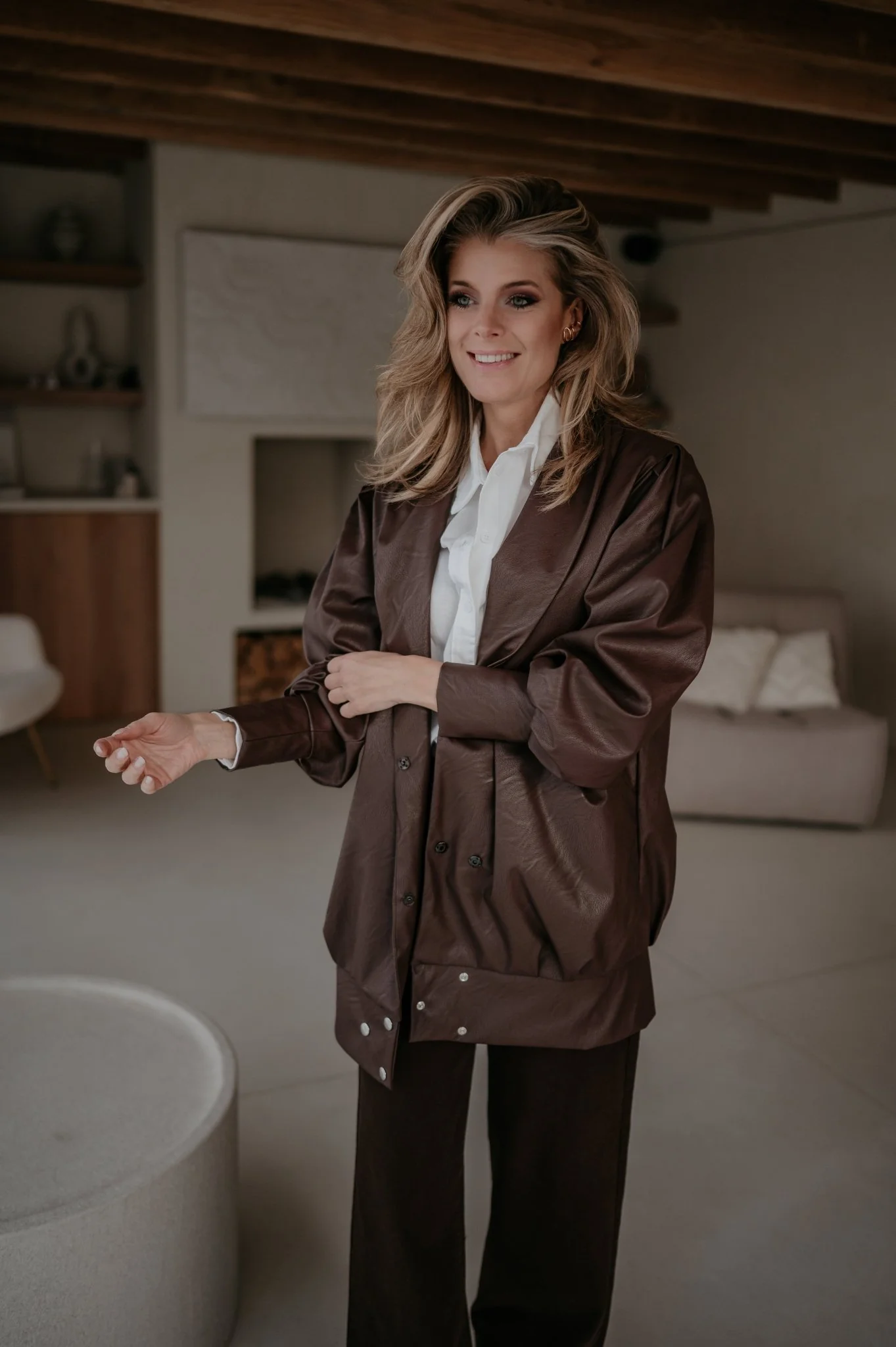 Disgelo jacket I Chocolate Brown - Image 8