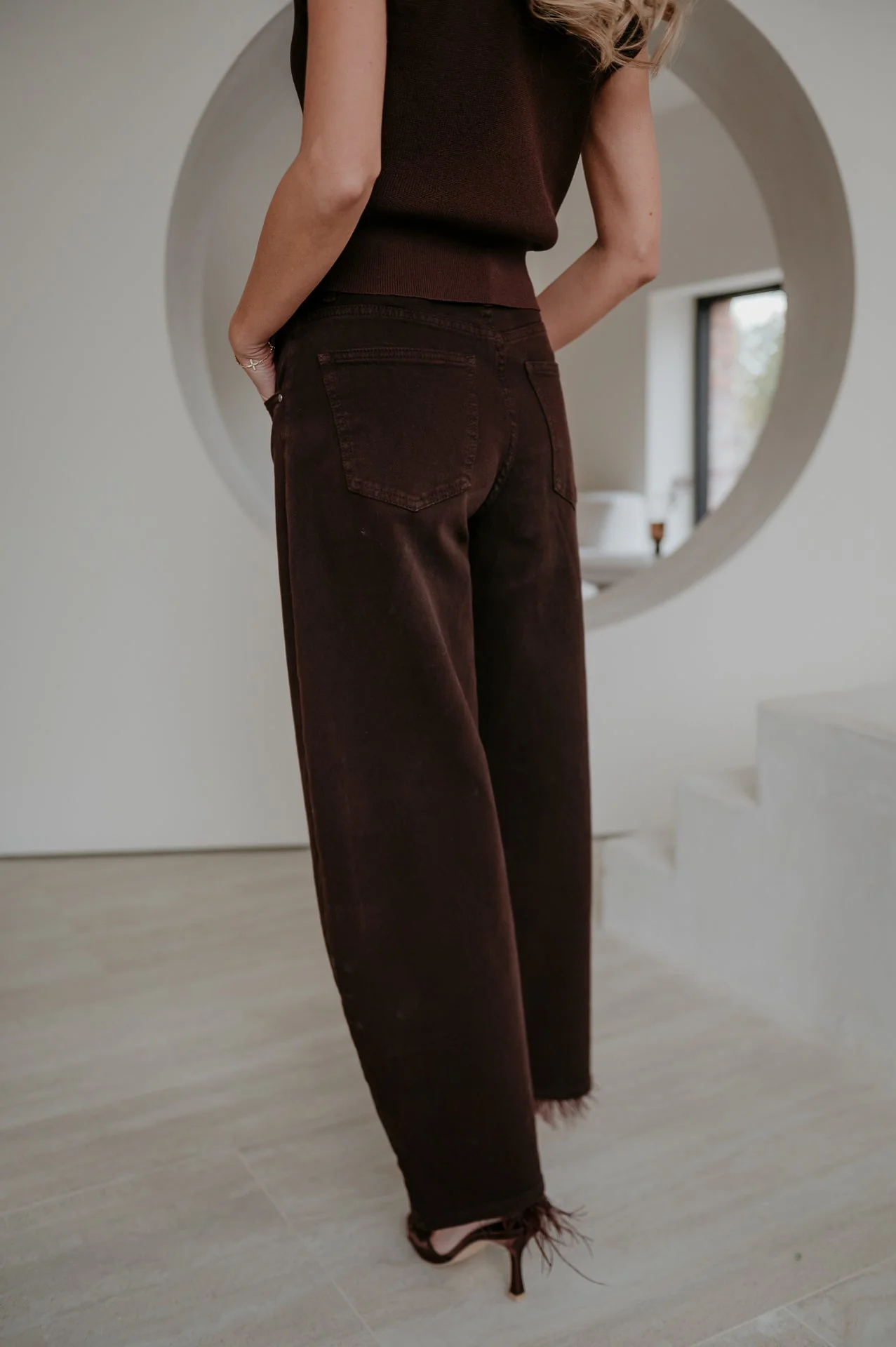 Dovedi jeans I Chocolate Brown - Image 4
