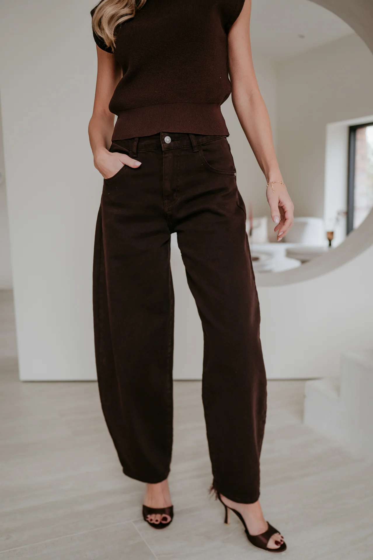 Dovedi jeans I Chocolate Brown - Image 5
