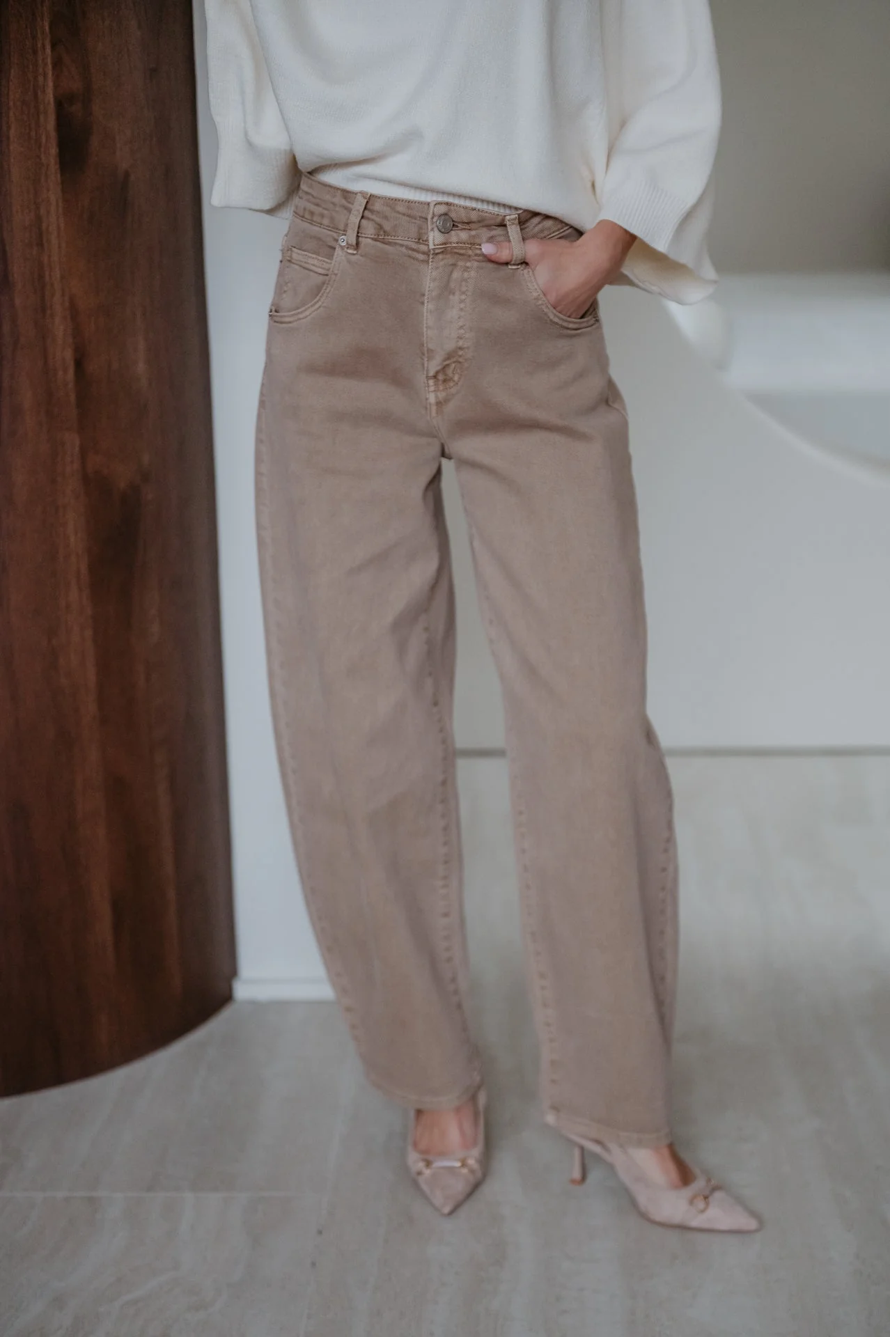 Dovedi jeans I Taupe