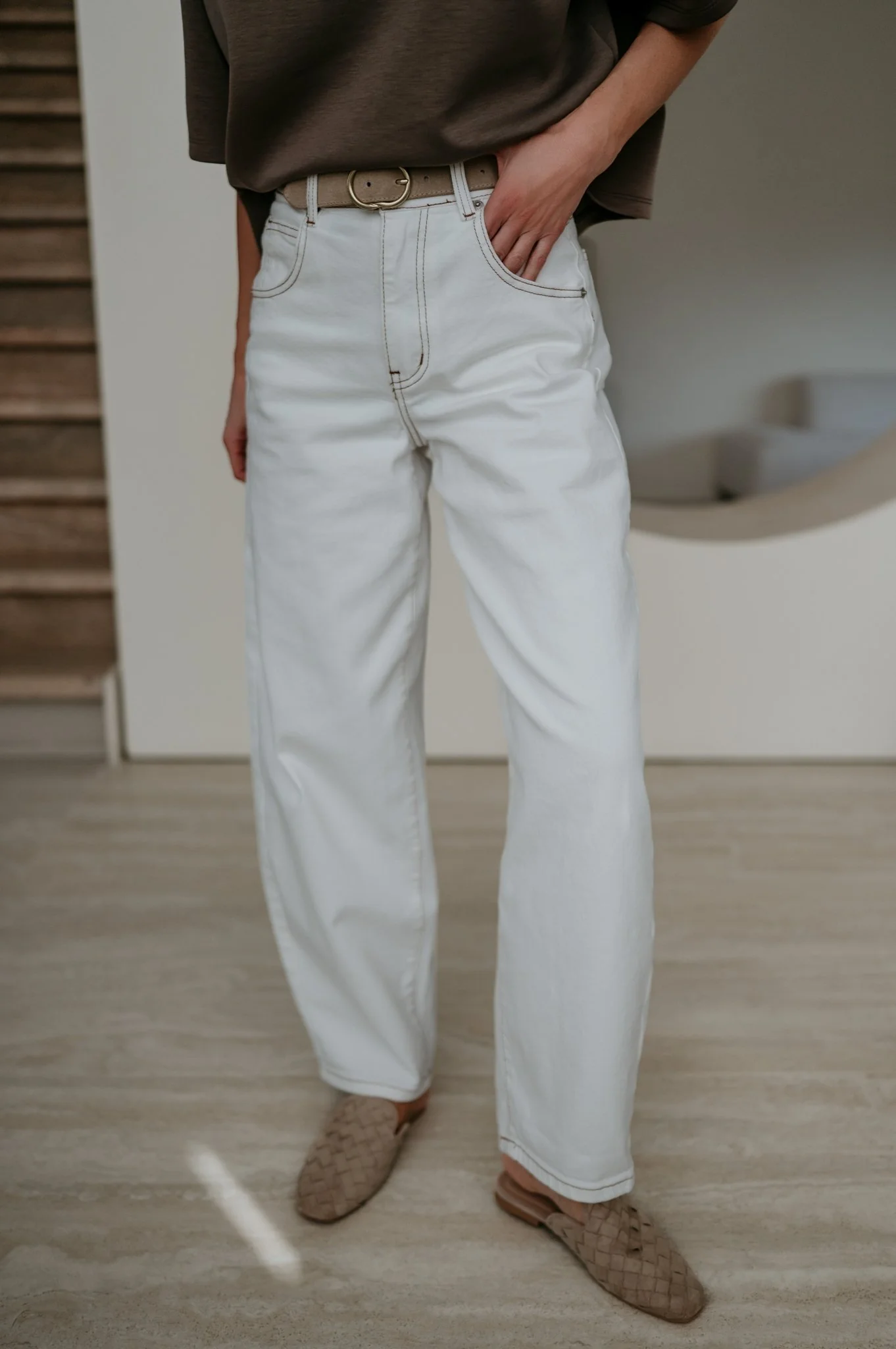 Dovedi jeans I White