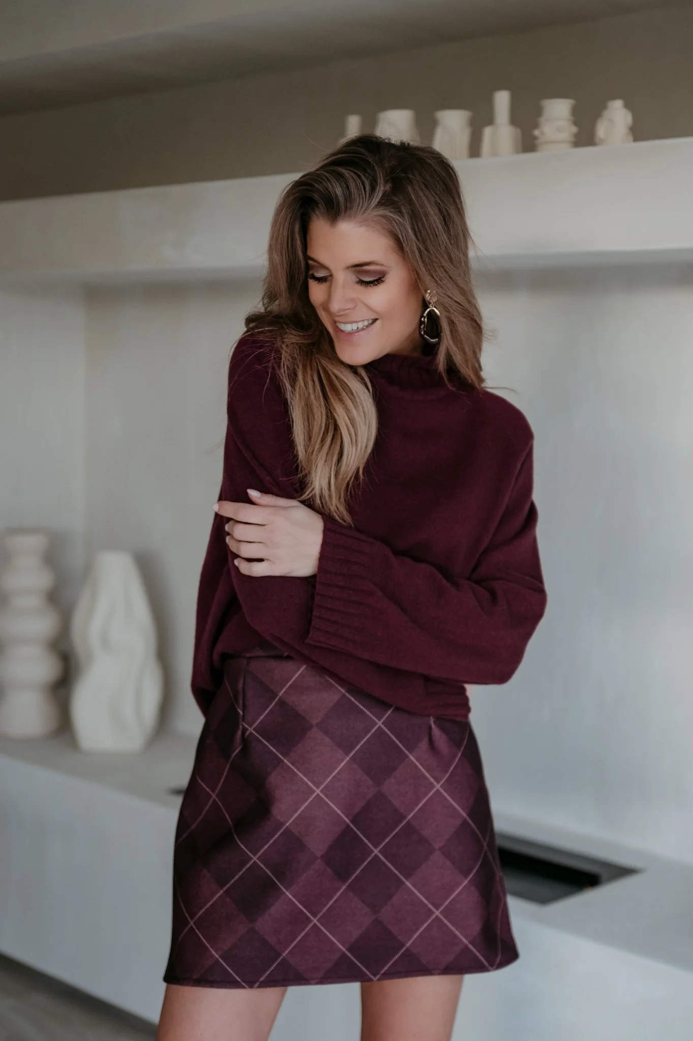 Dranuri knit I Burgundy - Image 10
