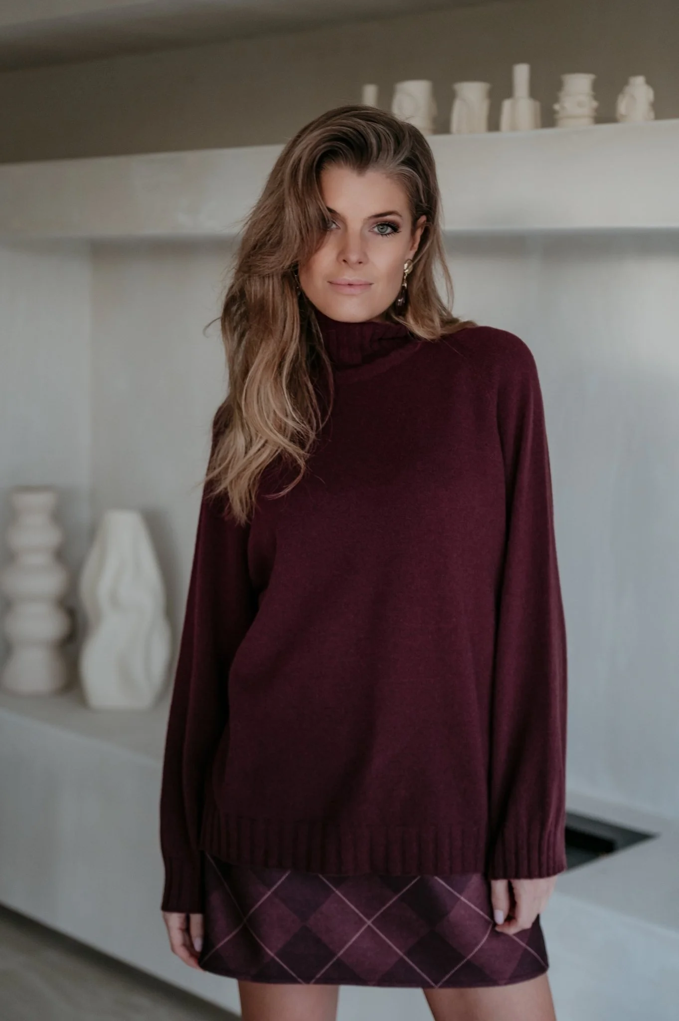 Dranuri knit I Burgundy - Image 11