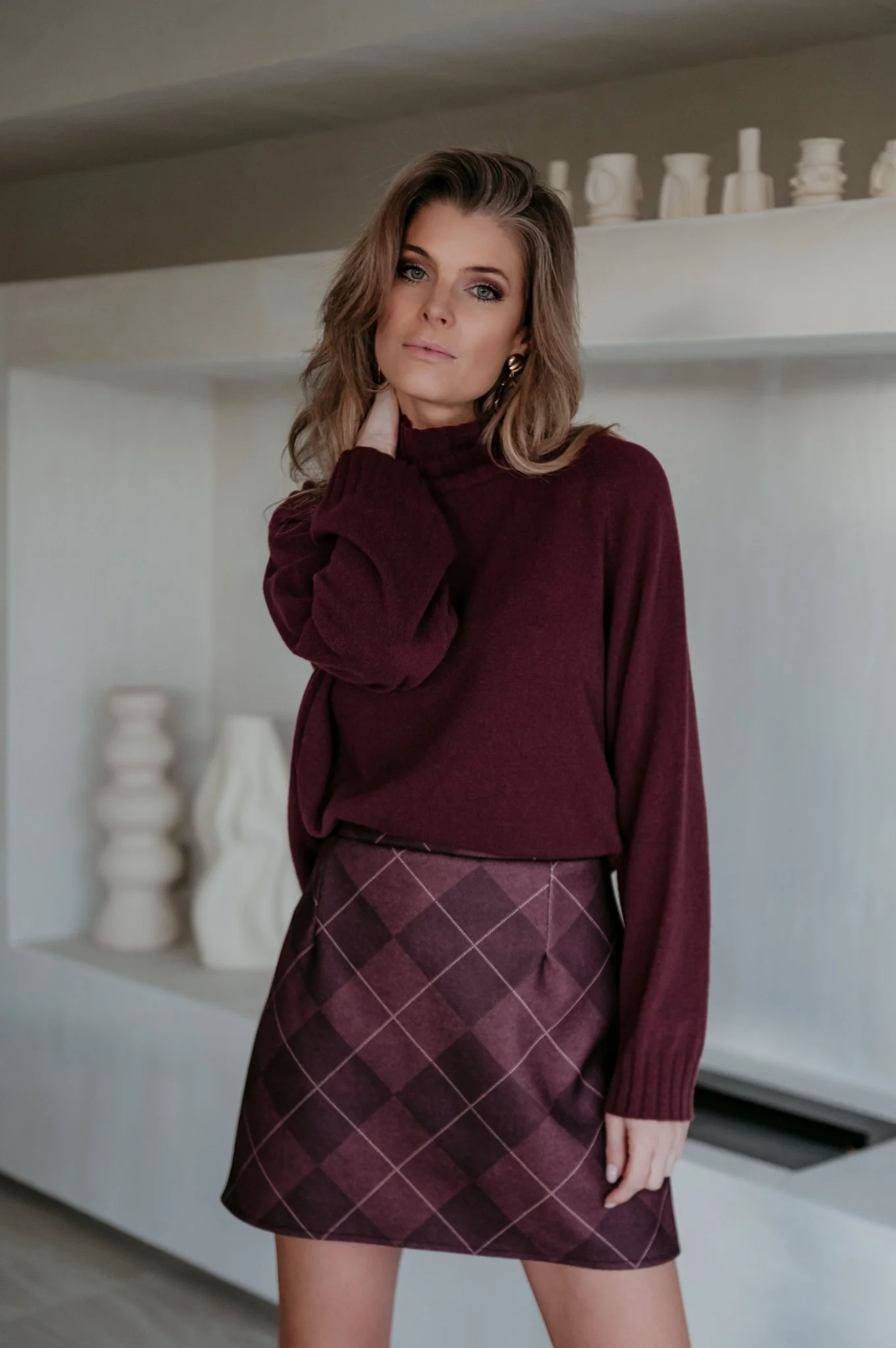 Dranuri knit I Burgundy - Image 13