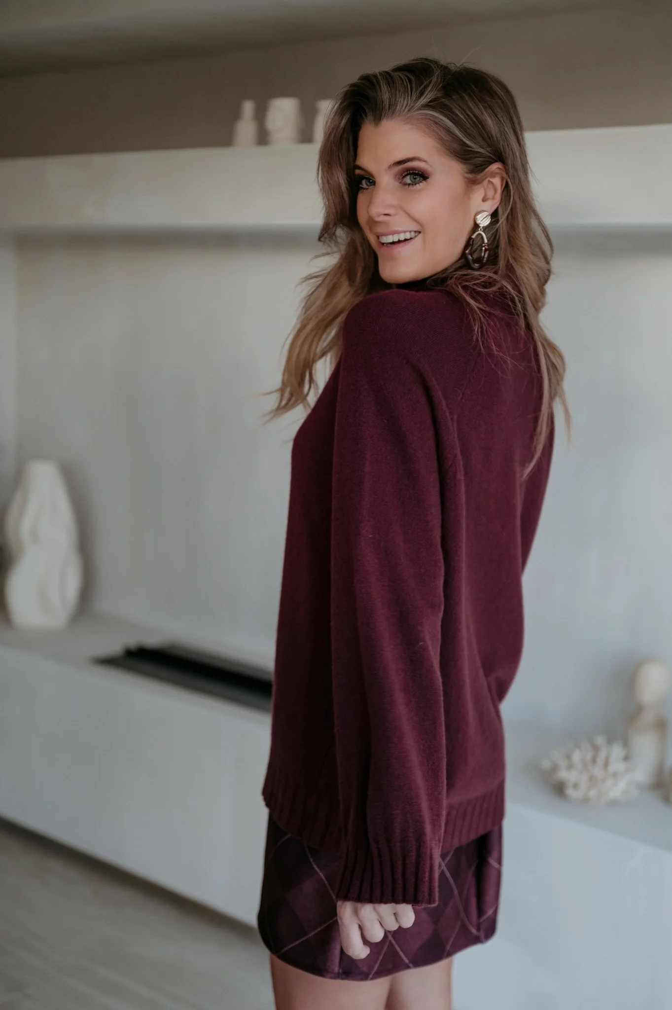 Dranuri knit I Burgundy - Image 14